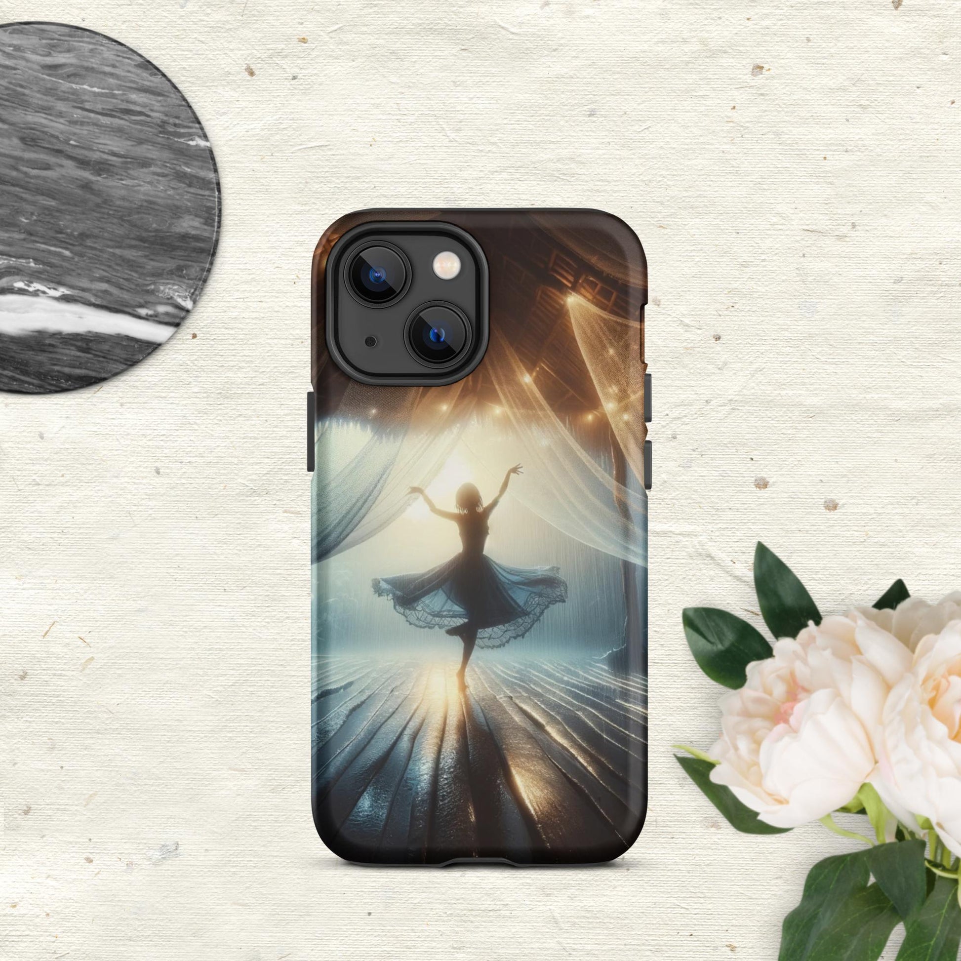 The Hologram Hook Up Matte / iPhone 13 mini Always Dancing Tough Case for iPhone®