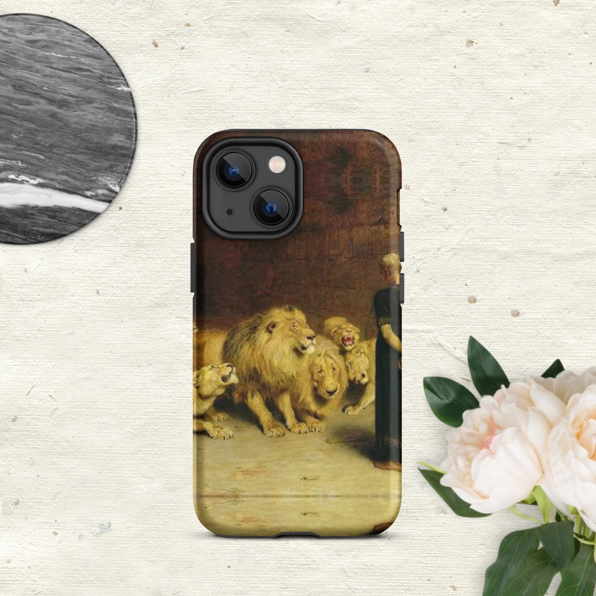 The Hologram Hook Up Matte / iPhone 13 mini Briton's Lions Tough Case for iPhone®
