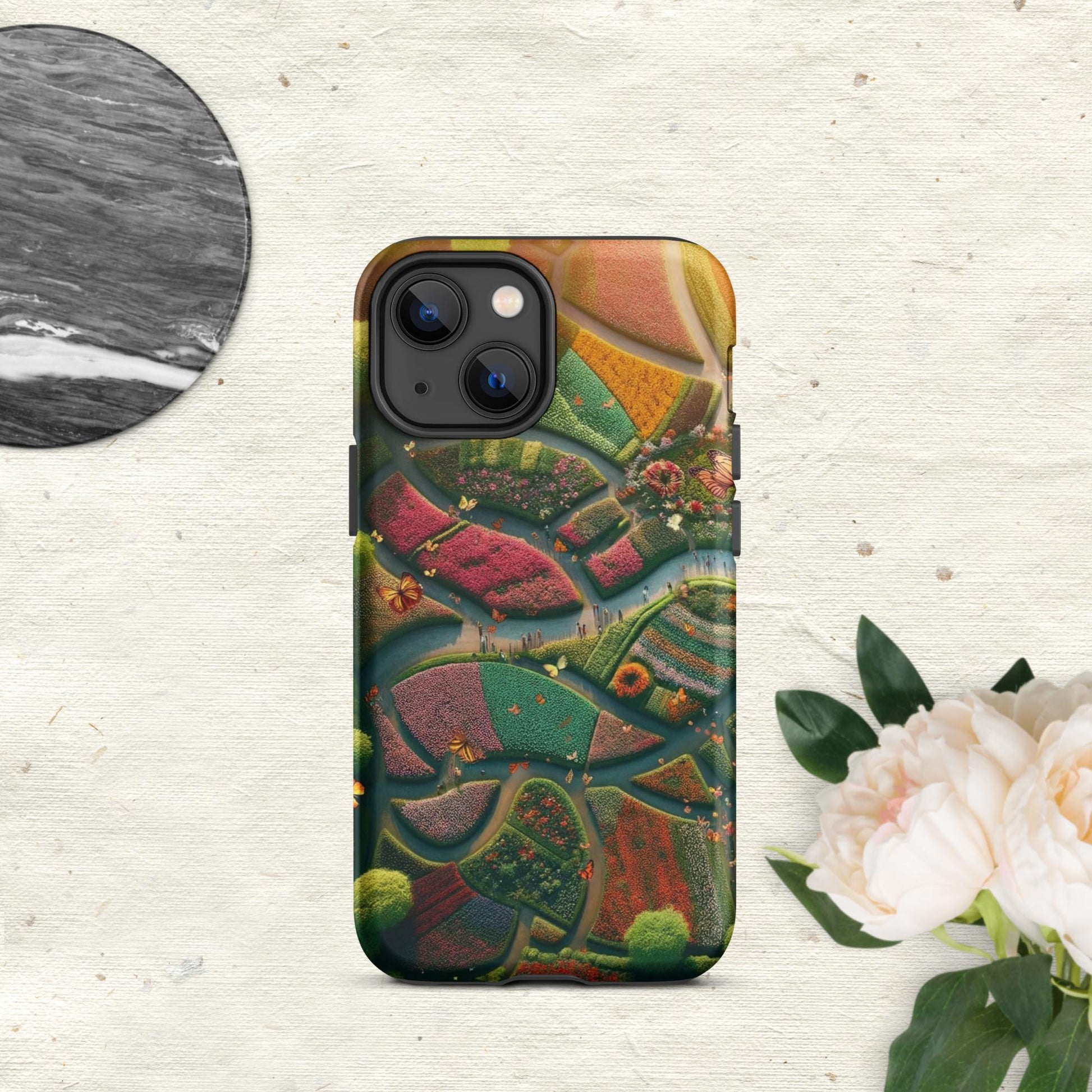 The Hologram Hook Up Matte / iPhone 13 mini Butterfly Landia Tough Case for iPhone®