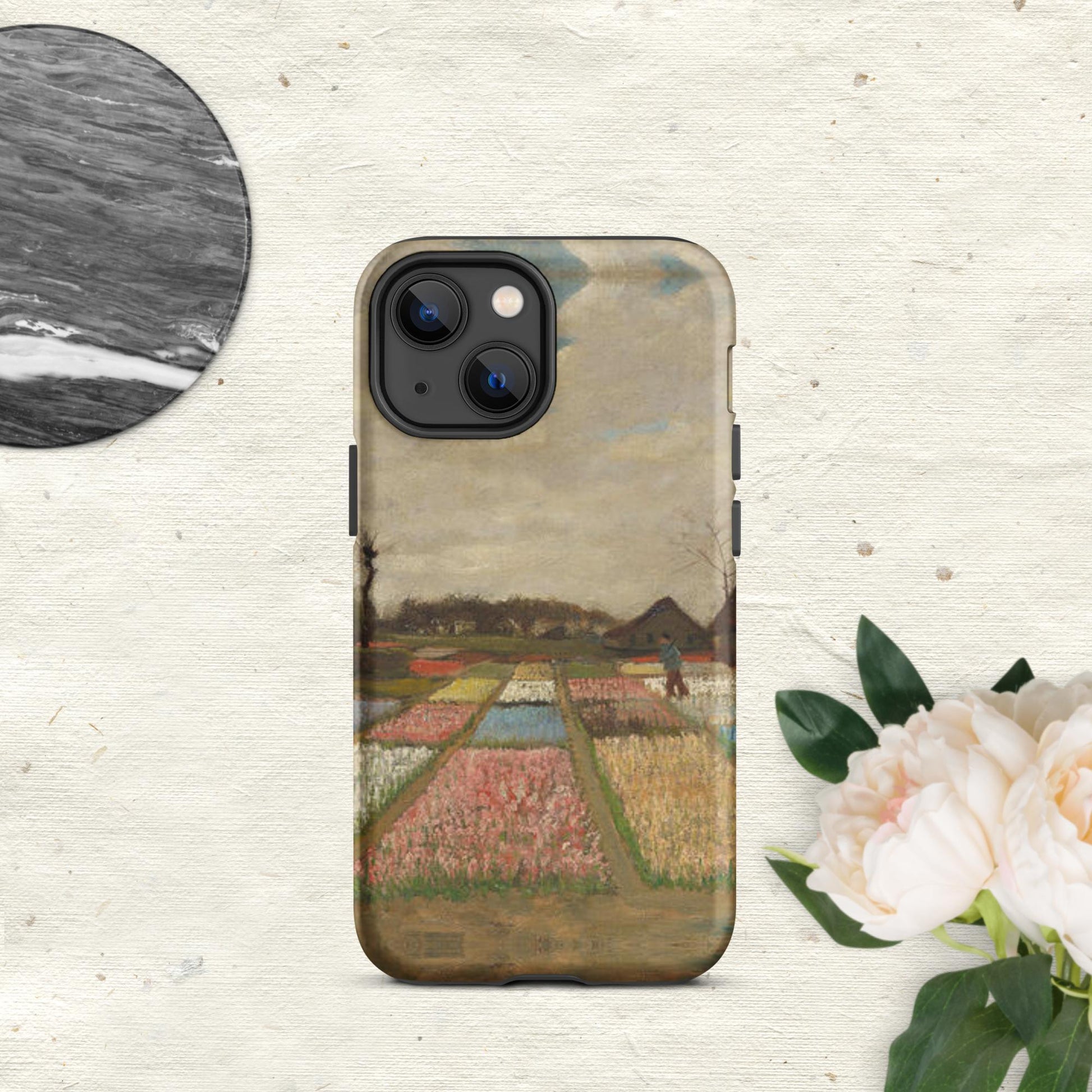 The Hologram Hook Up Matte / iPhone 13 mini Holland Flowers Tough Case for iPhone®