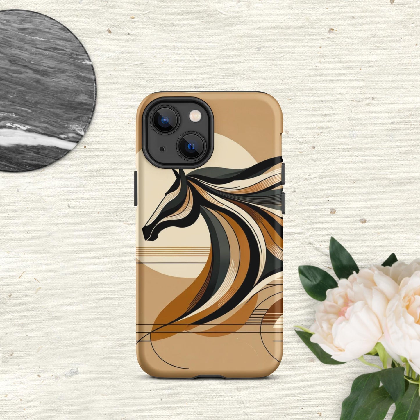 The Hologram Hook Up Matte / iPhone 13 mini Horse Icon Tough Case for iPhone®