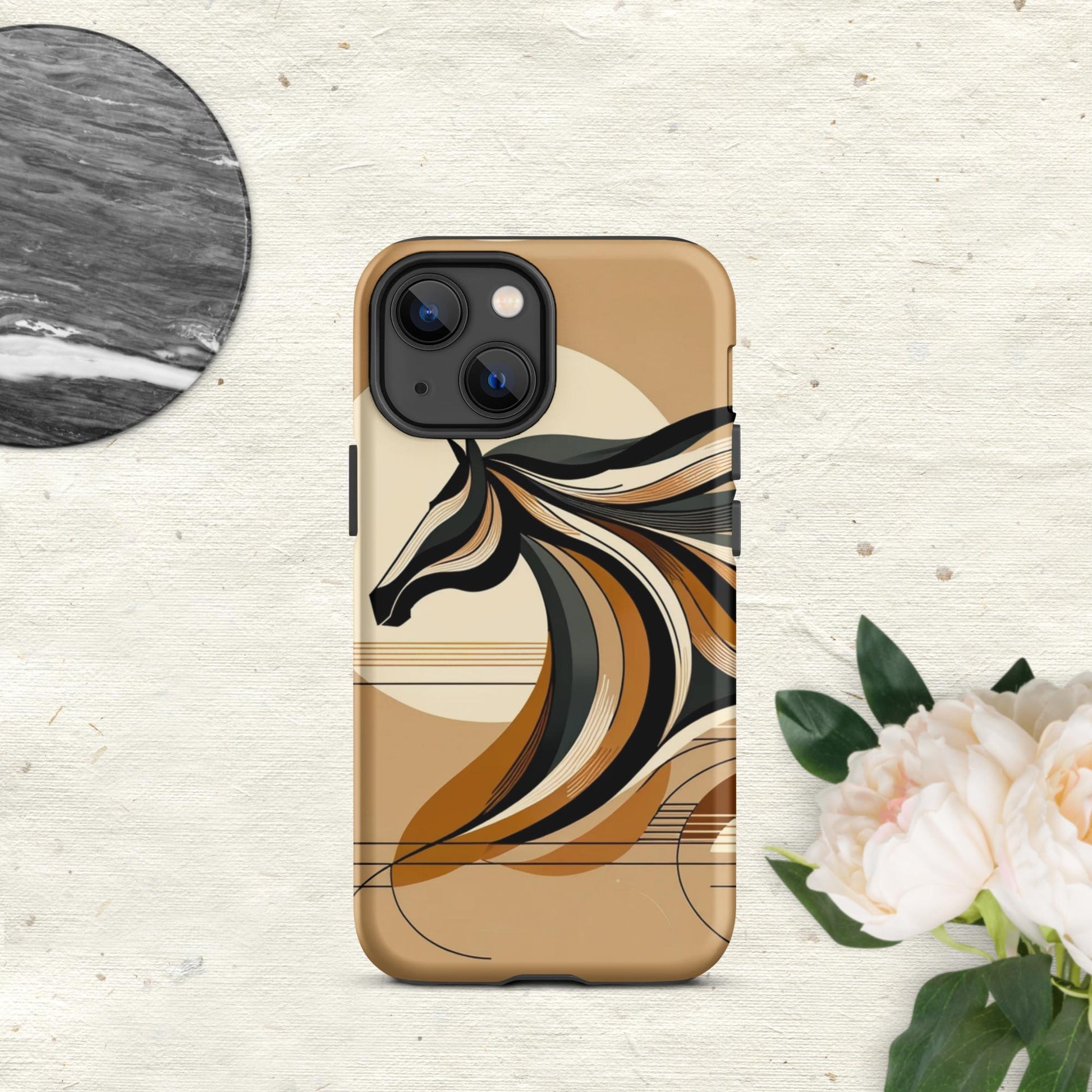 The Hologram Hook Up Matte / iPhone 13 mini Horse Icon Tough Case for iPhone®