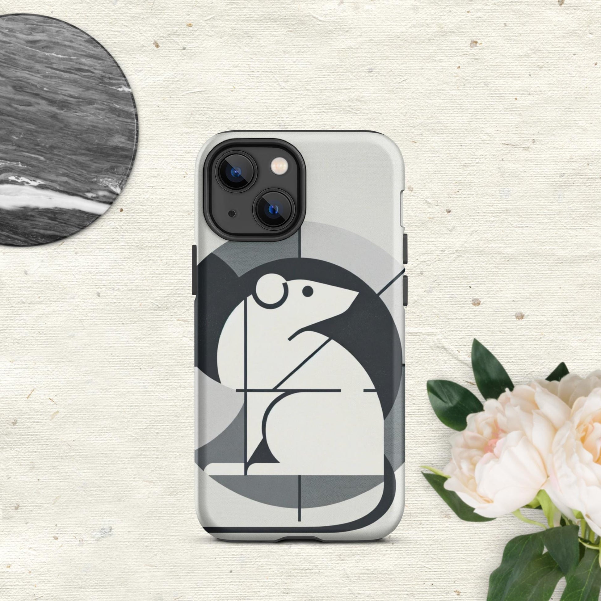 The Hologram Hook Up Matte / iPhone 13 mini Rat Icon Tough Case for iPhone®