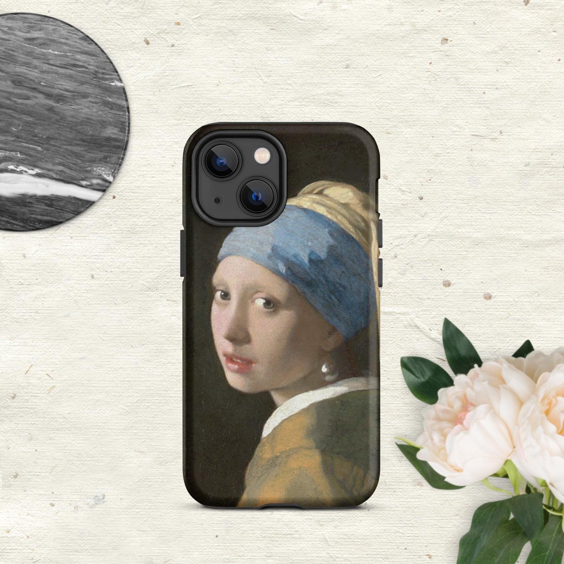 The Hologram Hook Up Matte / iPhone 13 mini Vermeer's Pearl Tough Case for iPhone®
