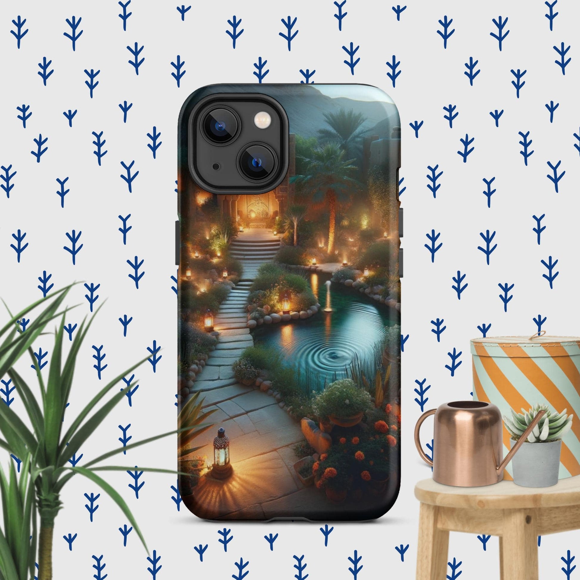 The Hologram Hook Up Matte / iPhone 13 Peaceful Tranquility Tough Case for iPhone®