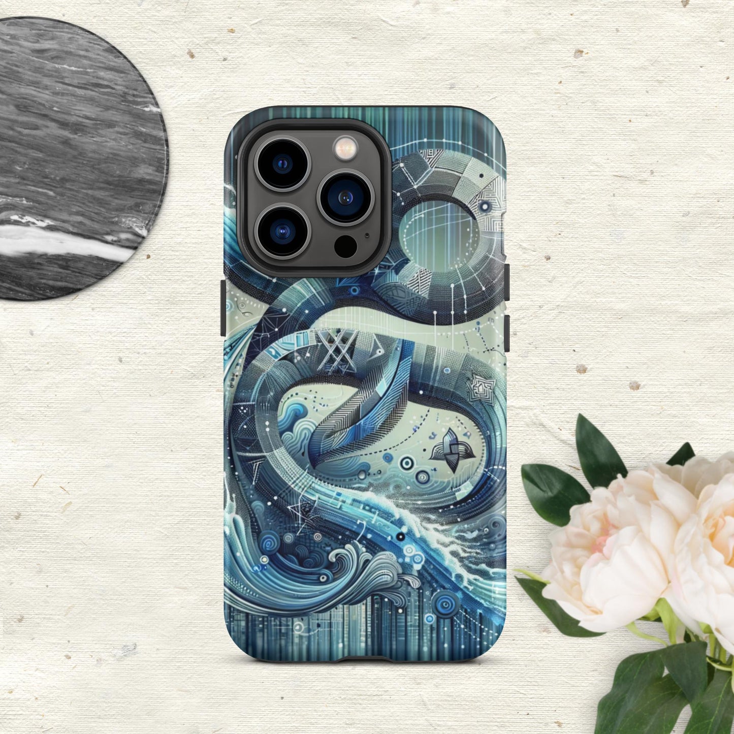 The Hologram Hook Up Matte / iPhone 13 Pro Aquarius Tough Case for iPhone®