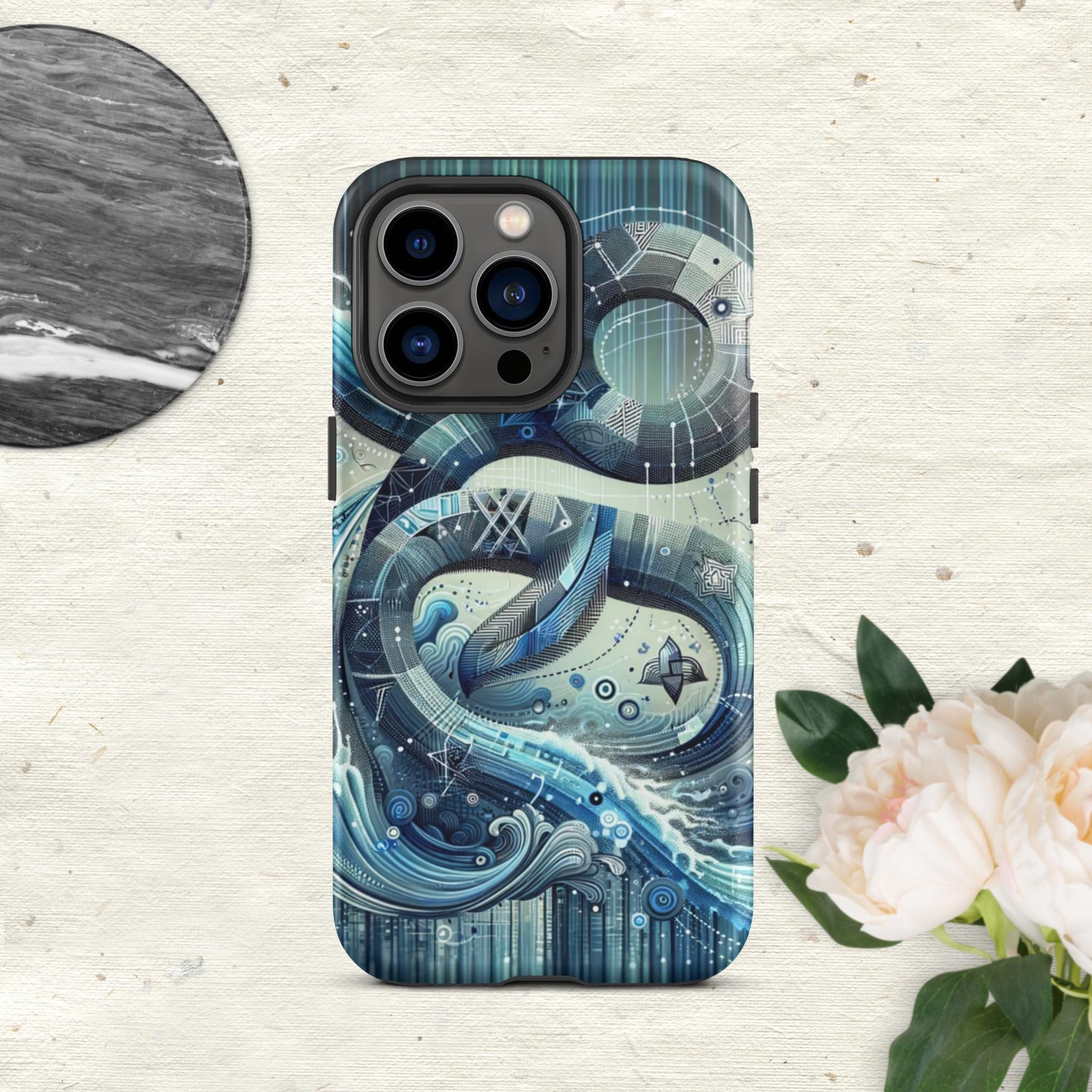 The Hologram Hook Up Matte / iPhone 13 Pro Aquarius Tough Case for iPhone®