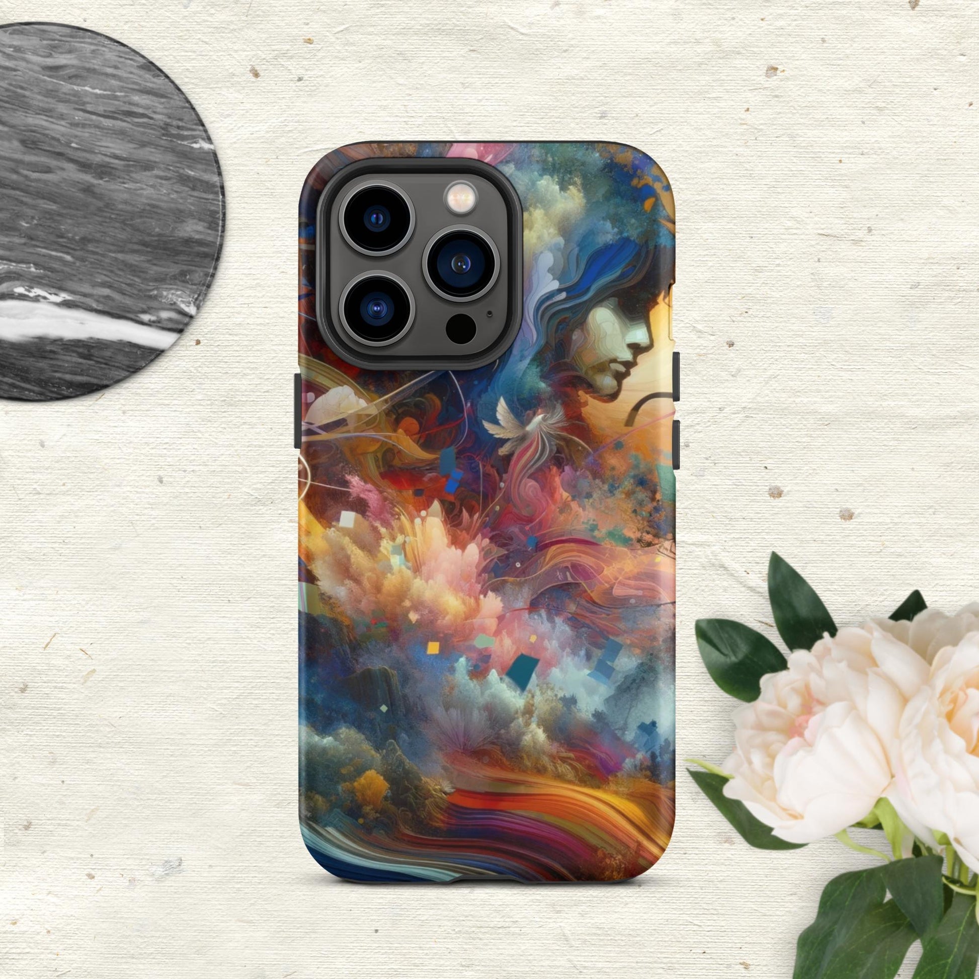 The Hologram Hook Up Matte / iPhone 13 Pro Blossoming Mind Tough Case for iPhone®