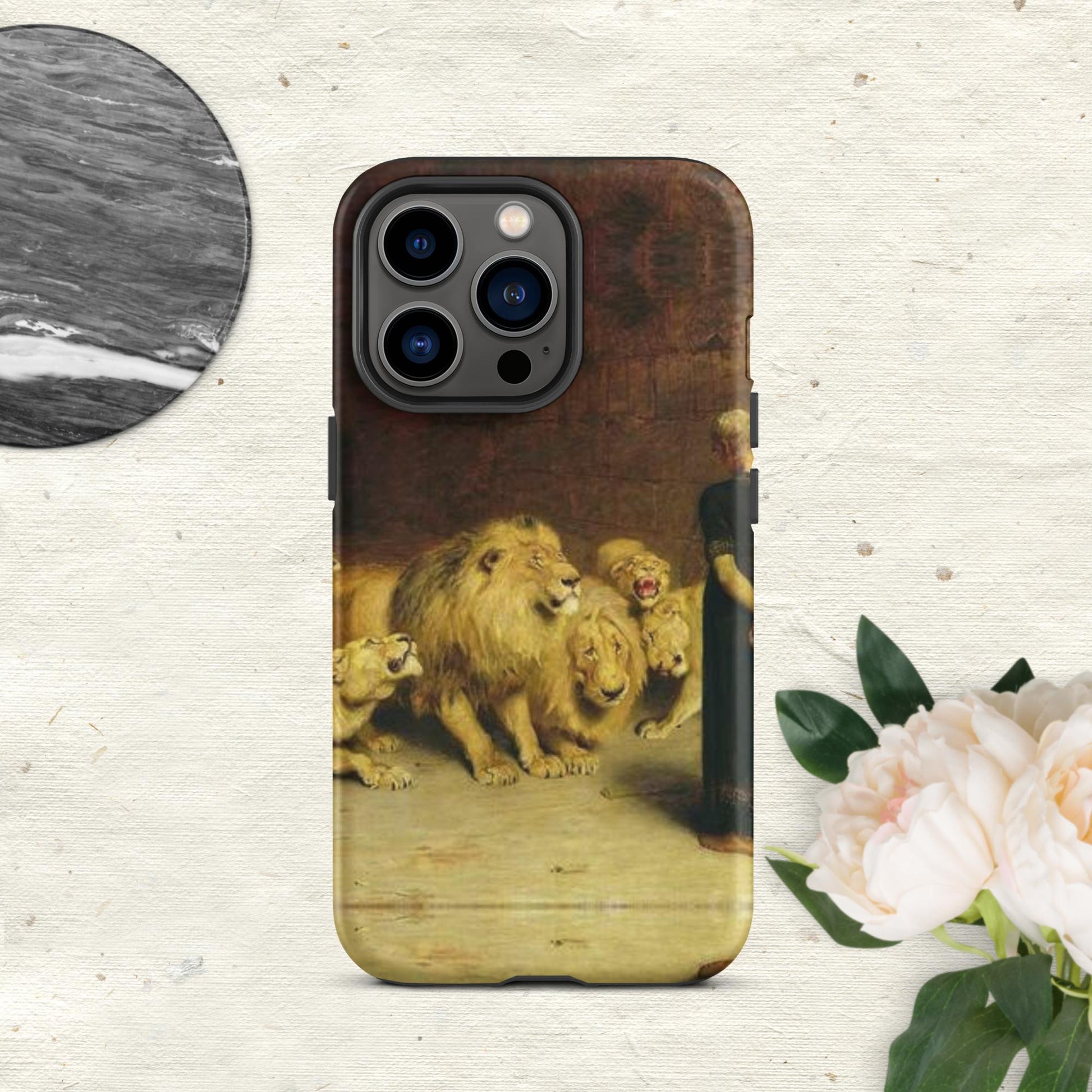 The Hologram Hook Up Matte / iPhone 13 Pro Briton's Lions Tough Case for iPhone®
