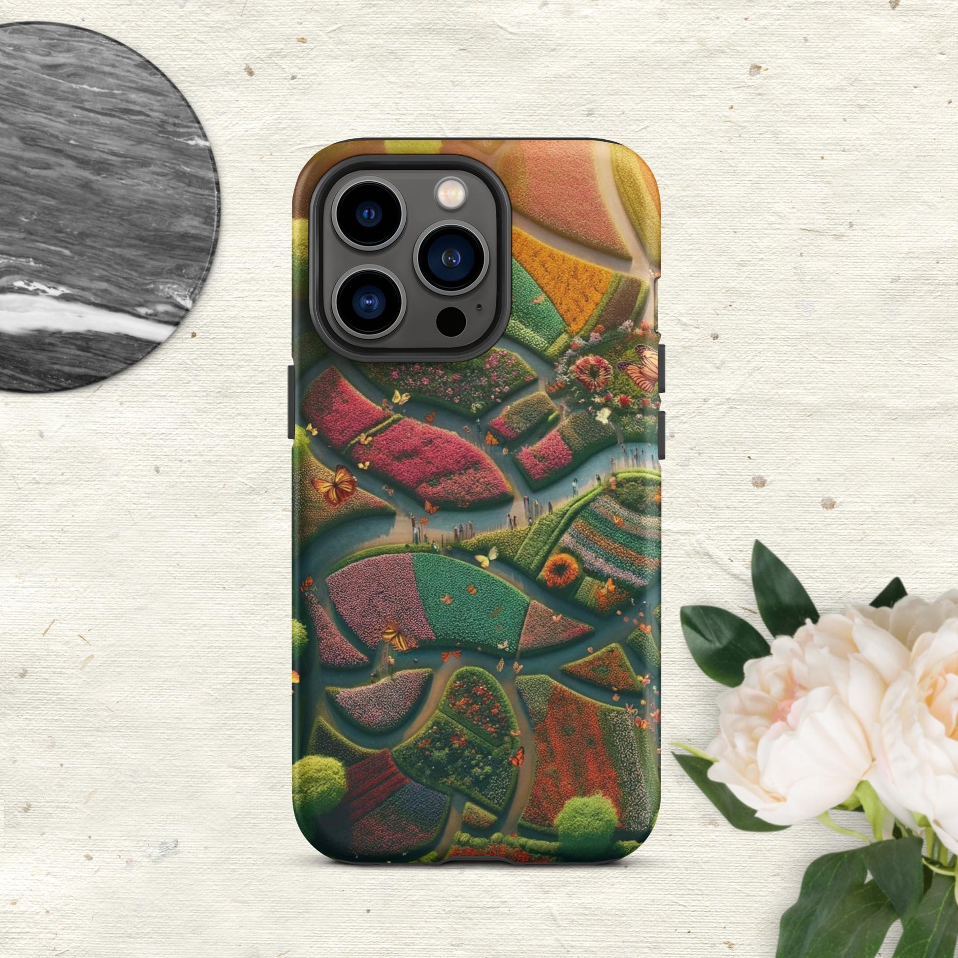 The Hologram Hook Up Matte / iPhone 13 Pro Butterfly Landia Tough Case for iPhone®