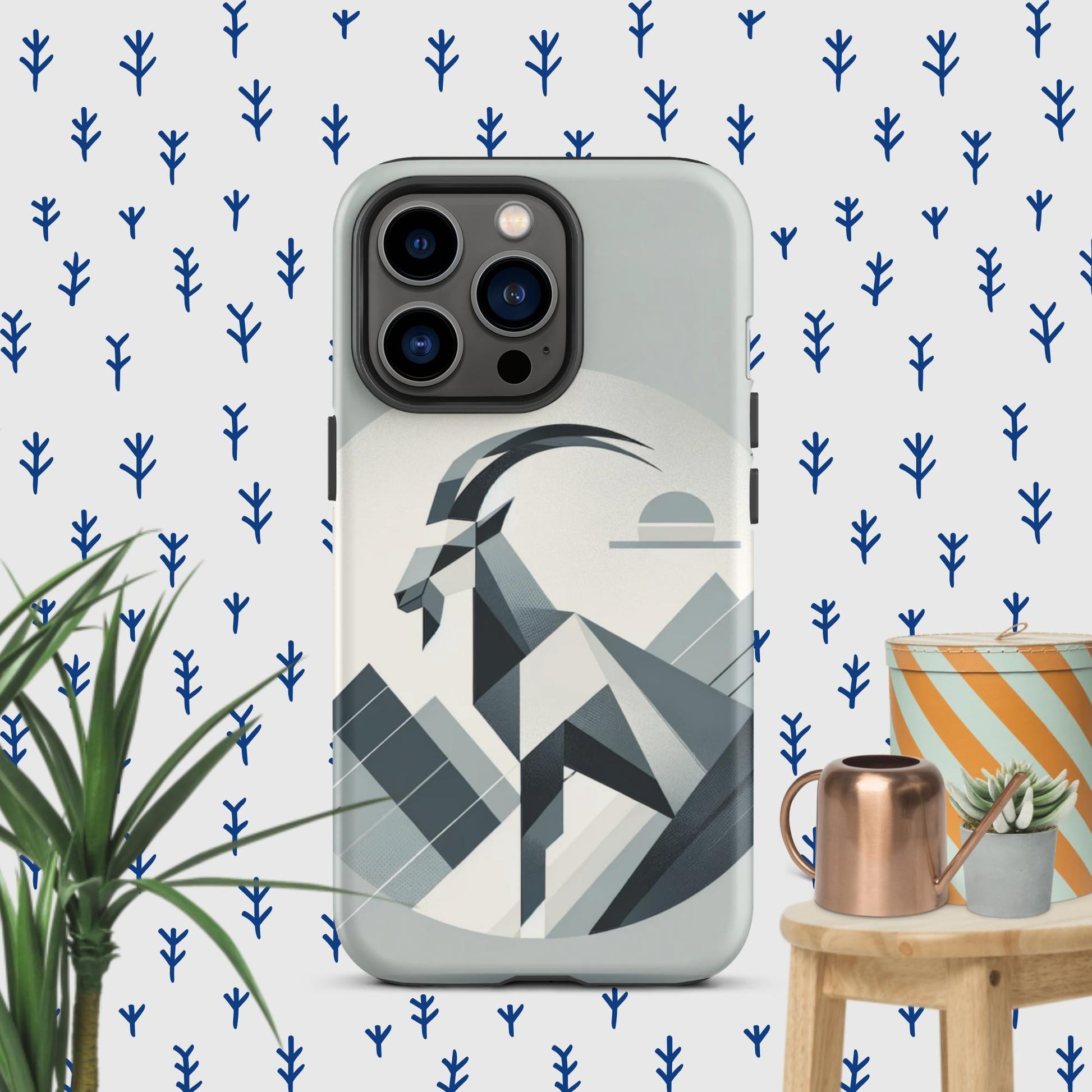 The Hologram Hook Up Matte / iPhone 13 Pro Goat Icon Tough Case for iPhone®