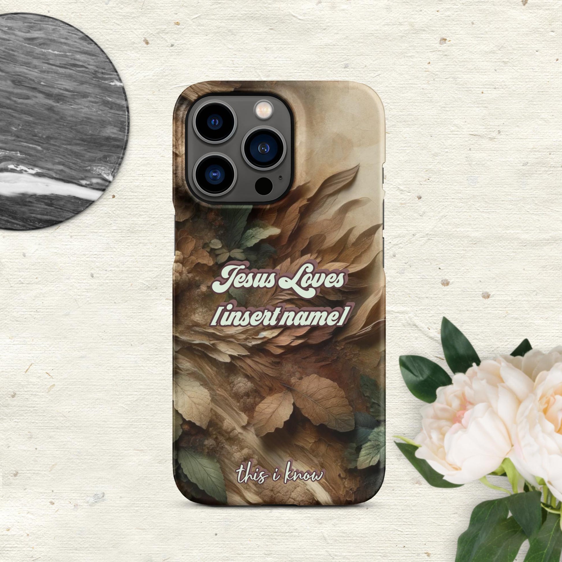 Trendyguard Matte / iPhone 13 Pro Jesus Loves [insertname] This I Know | Custom Snap case for iPhone®