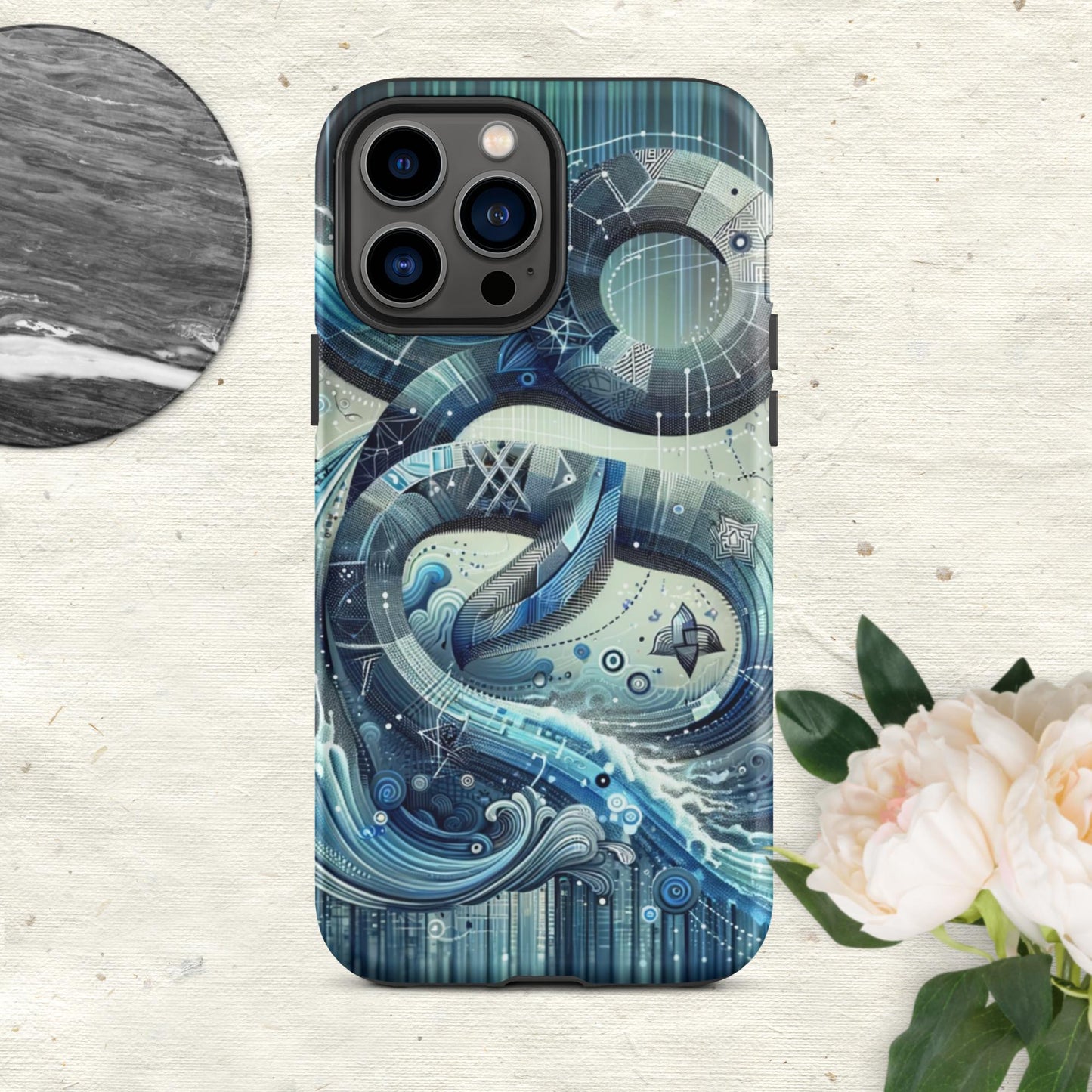 The Hologram Hook Up Matte / iPhone 13 Pro Max Aquarius Tough Case for iPhone®