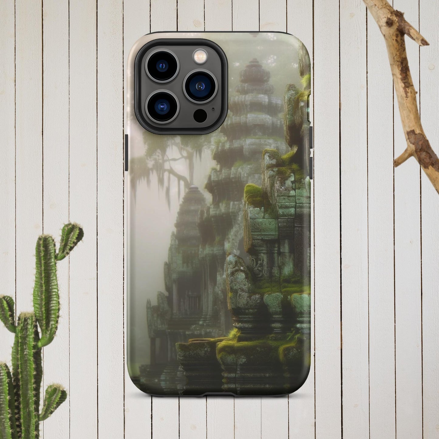The Hologram Hook Up Matte / iPhone 13 Pro Max Cascading Temples Tough Case for iPhone®