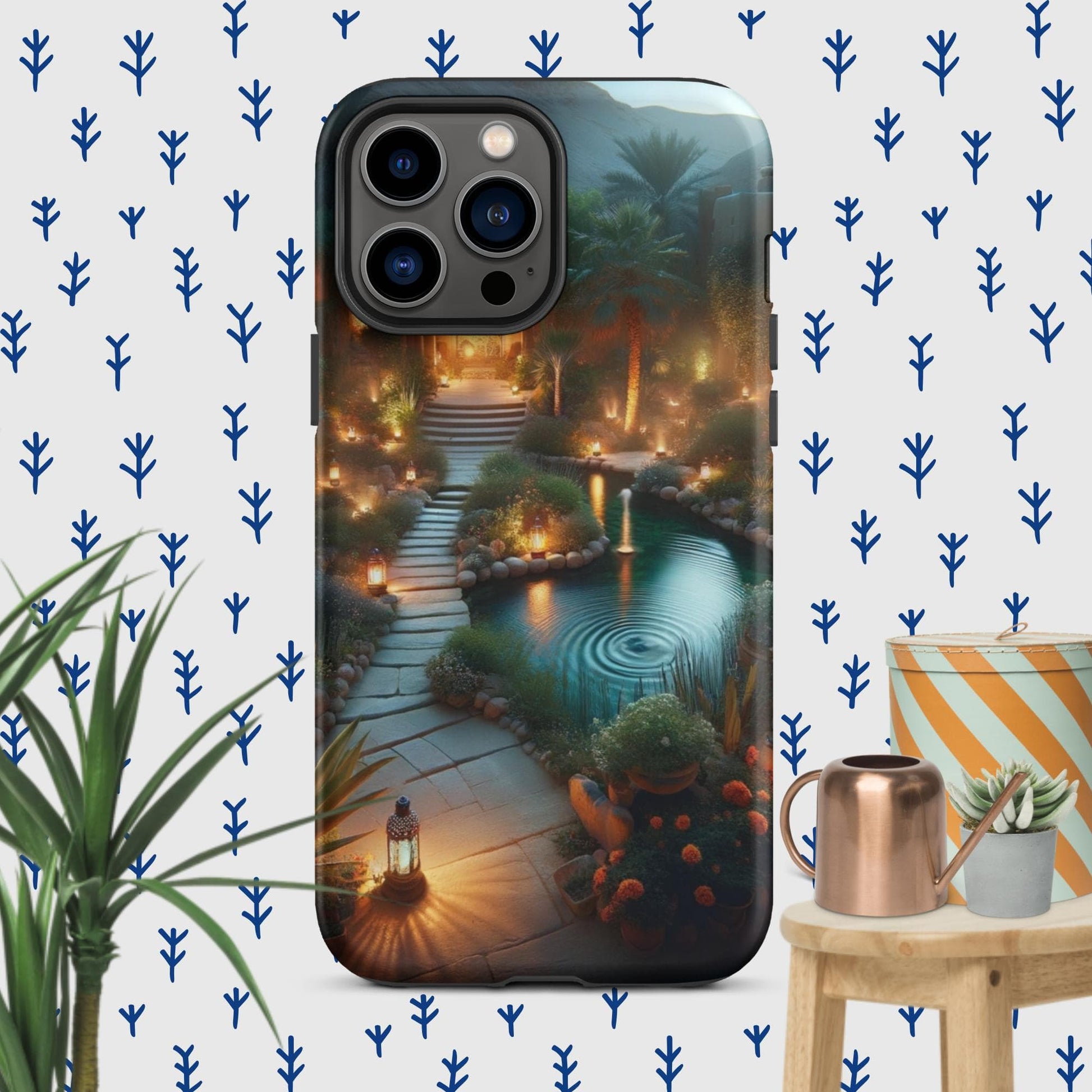 The Hologram Hook Up Matte / iPhone 13 Pro Max Peaceful Tranquility Tough Case for iPhone®
