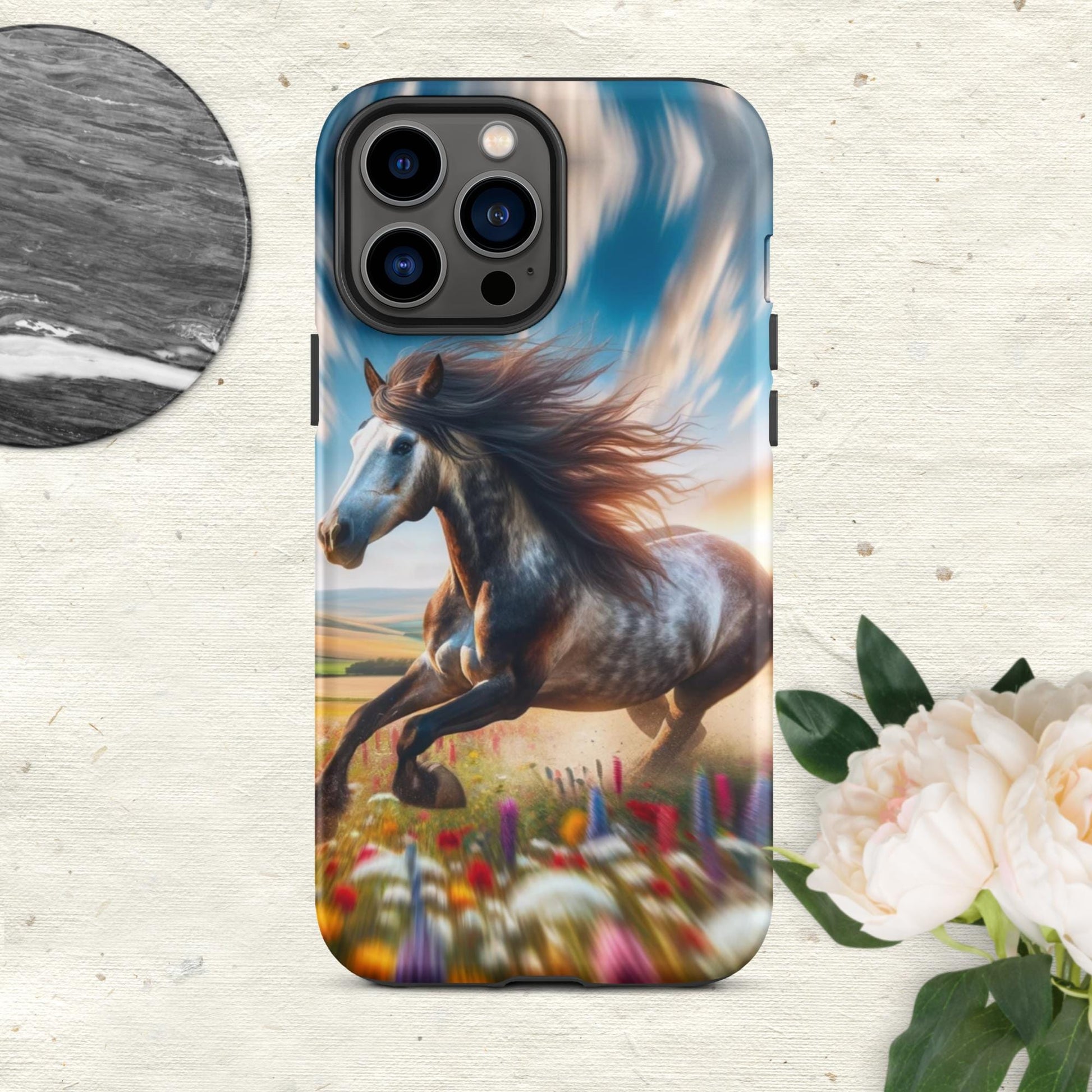 The Hologram Hook Up Matte / iPhone 13 Pro Max Speed Horse Tough Case for iPhone®
