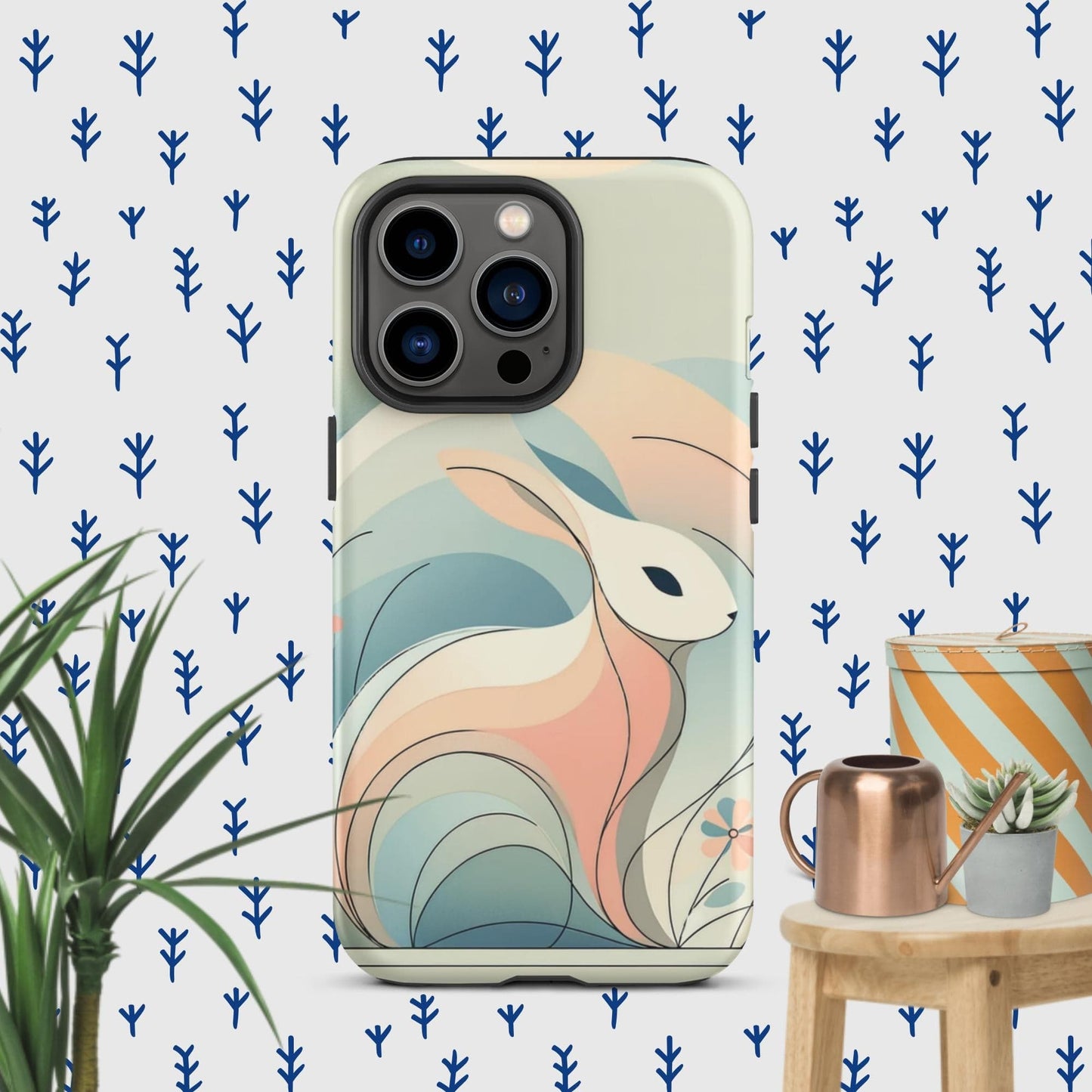 The Hologram Hook Up Matte / iPhone 13 Pro Rabbit Icon Tough Case for iPhone®