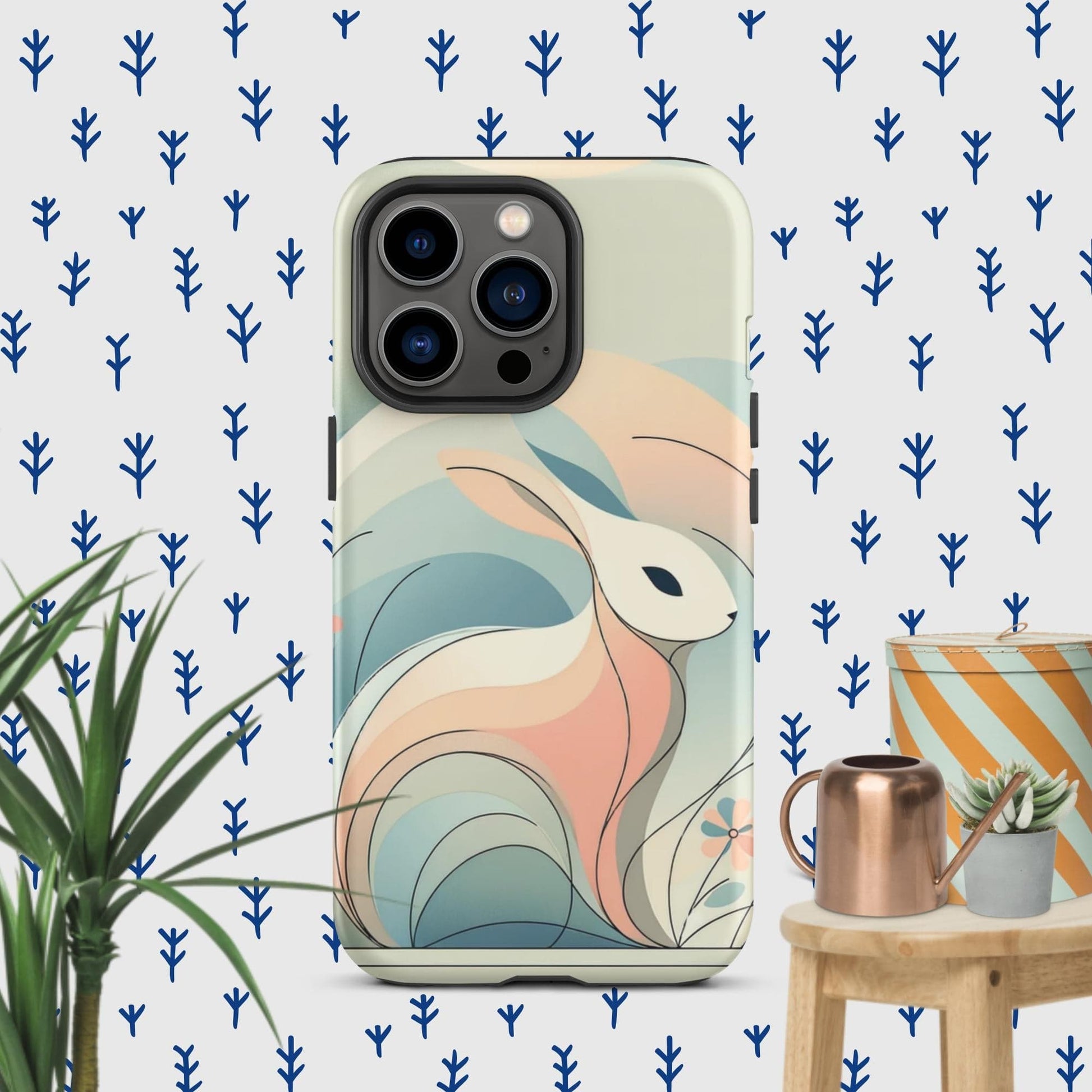 The Hologram Hook Up Matte / iPhone 13 Pro Rabbit Icon Tough Case for iPhone®