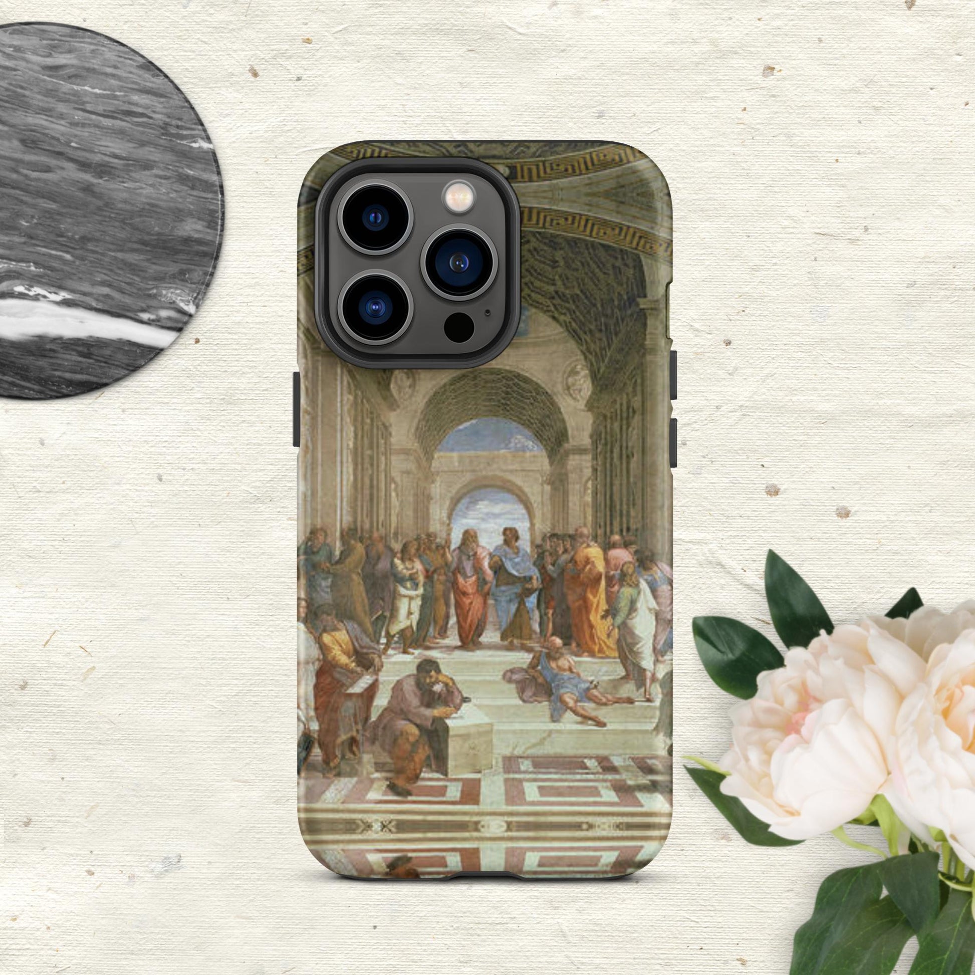 The Hologram Hook Up Matte / iPhone 13 Pro Reflections of Athens Tough Case for iPhone®