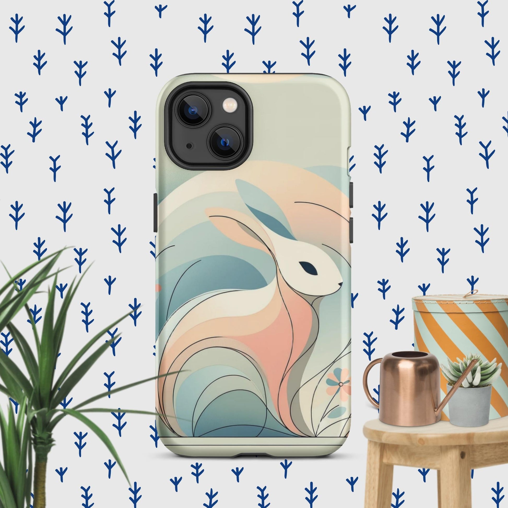 The Hologram Hook Up Matte / iPhone 13 Rabbit Icon Tough Case for iPhone®