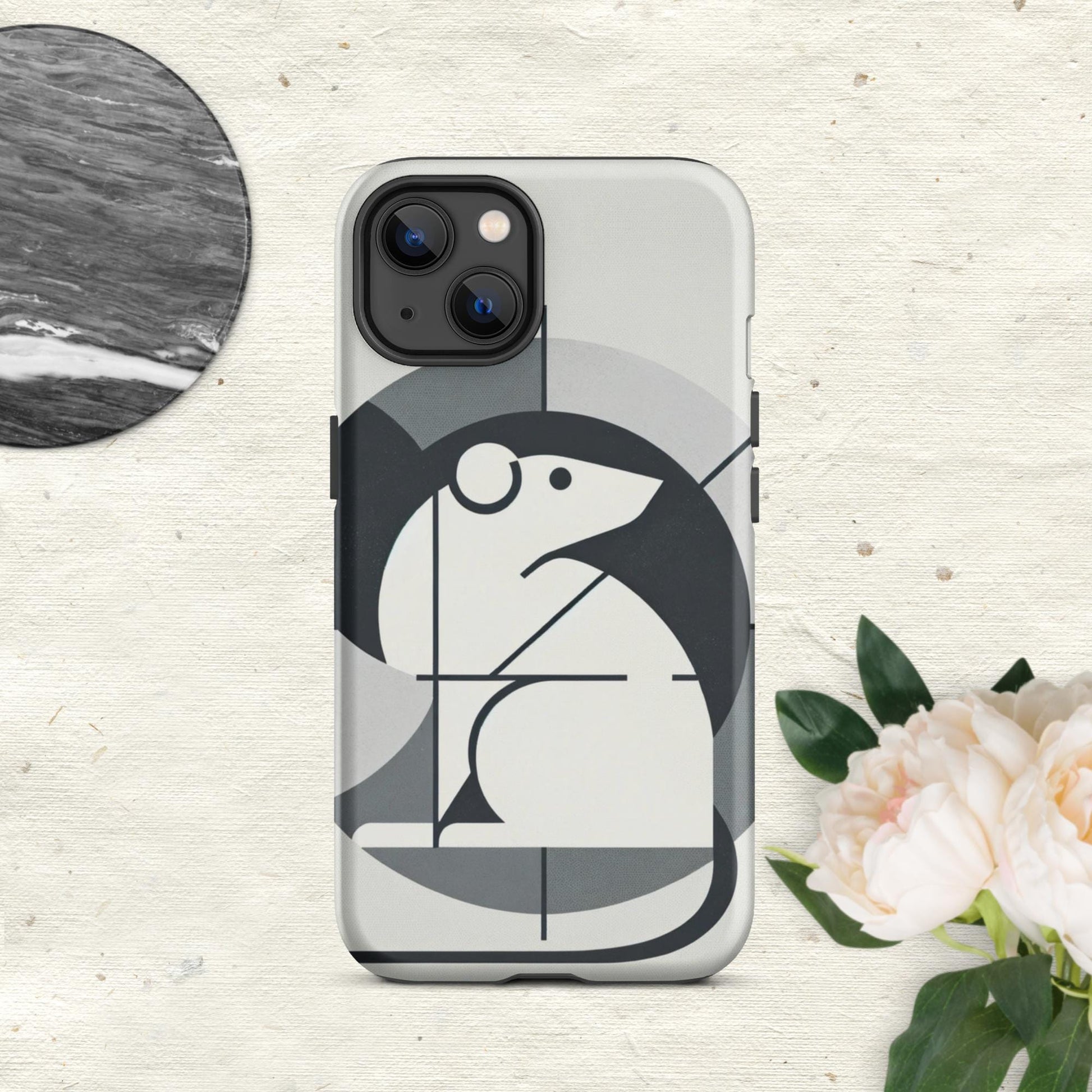 The Hologram Hook Up Matte / iPhone 13 Rat Icon Tough Case for iPhone®
