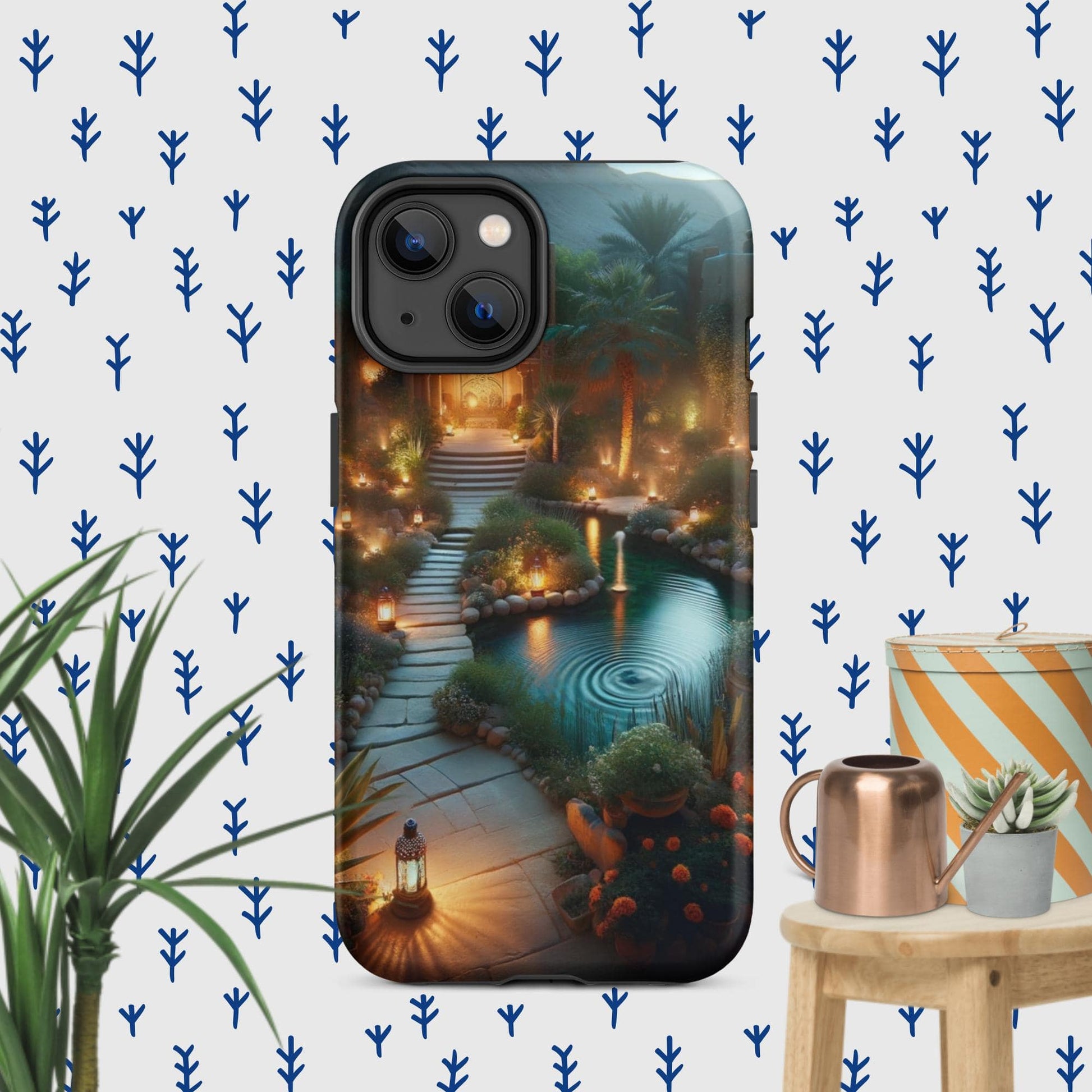 The Hologram Hook Up Matte / iPhone 14 Peaceful Tranquility Tough Case for iPhone®