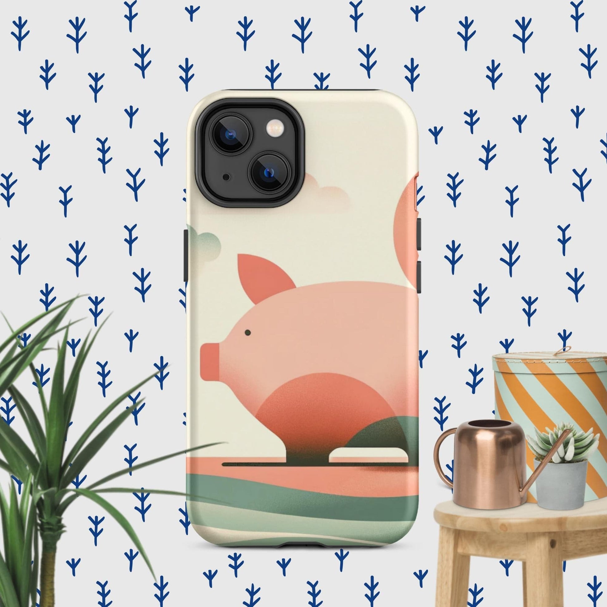 The Hologram Hook Up Matte / iPhone 14 Pig Icon Tough Case for iPhone®