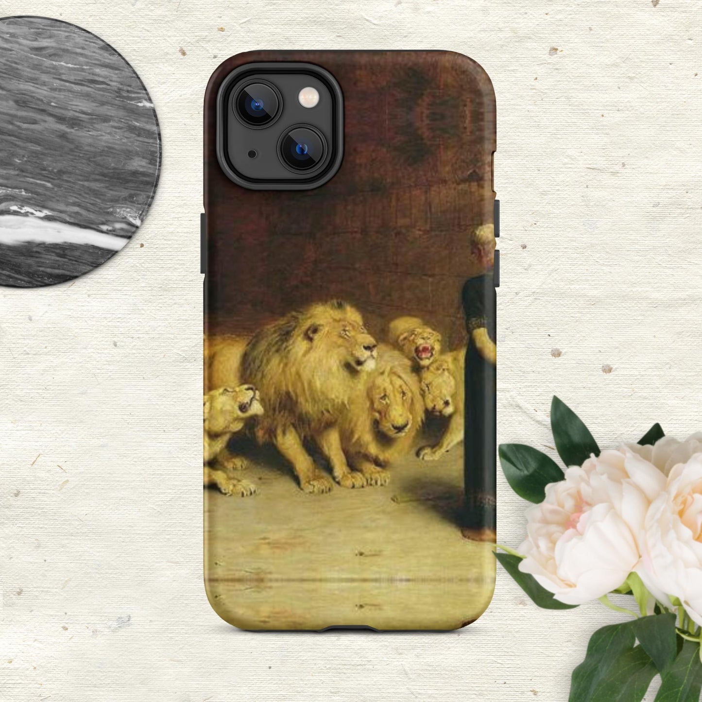The Hologram Hook Up Matte / iPhone 14 Plus Briton's Lions Tough Case for iPhone®