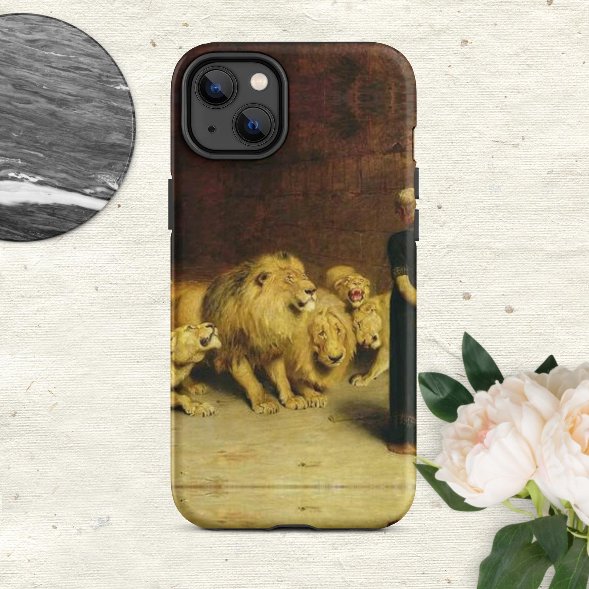 The Hologram Hook Up Matte / iPhone 14 Plus Briton's Lions Tough Case for iPhone®