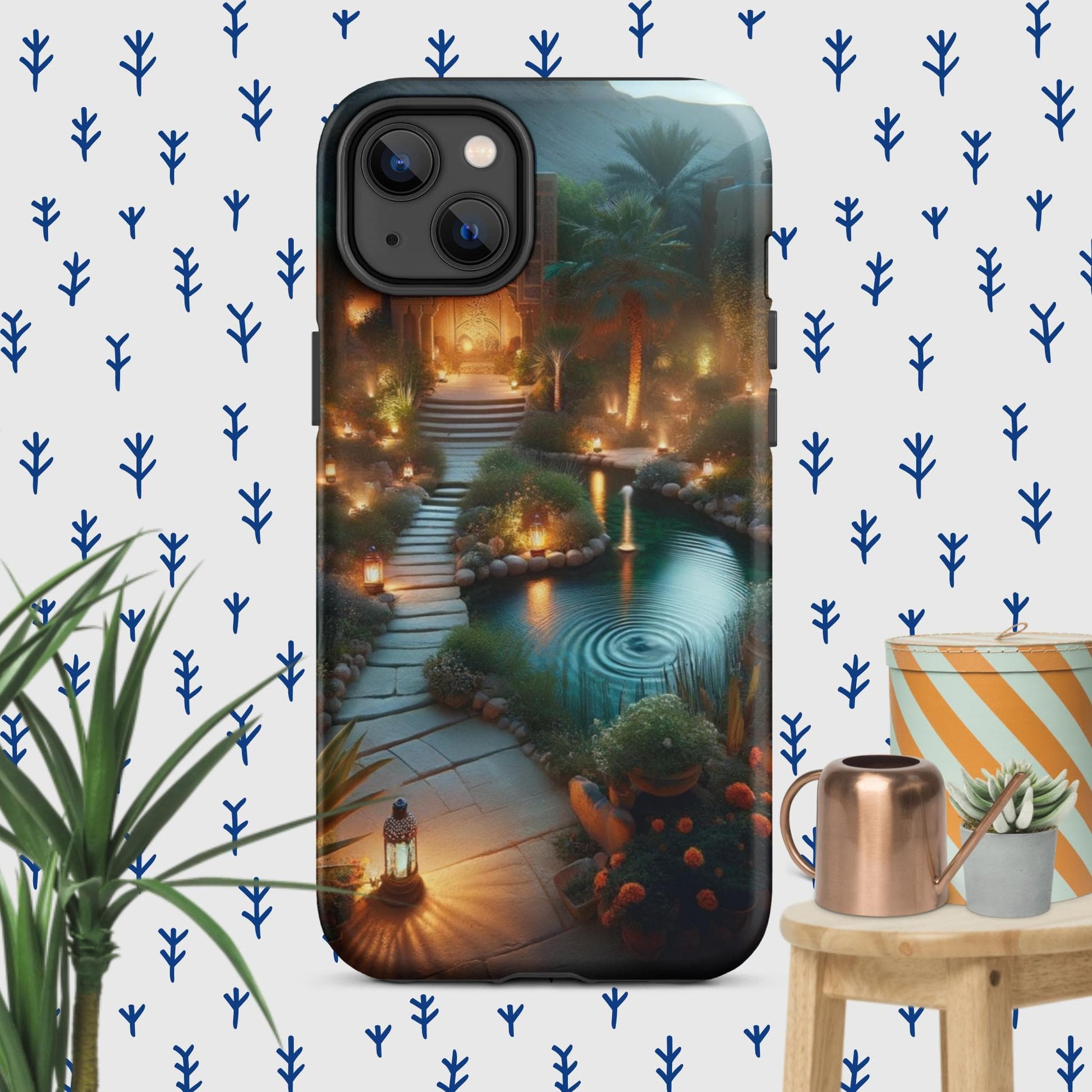 The Hologram Hook Up Matte / iPhone 14 Plus Peaceful Tranquility Tough Case for iPhone®