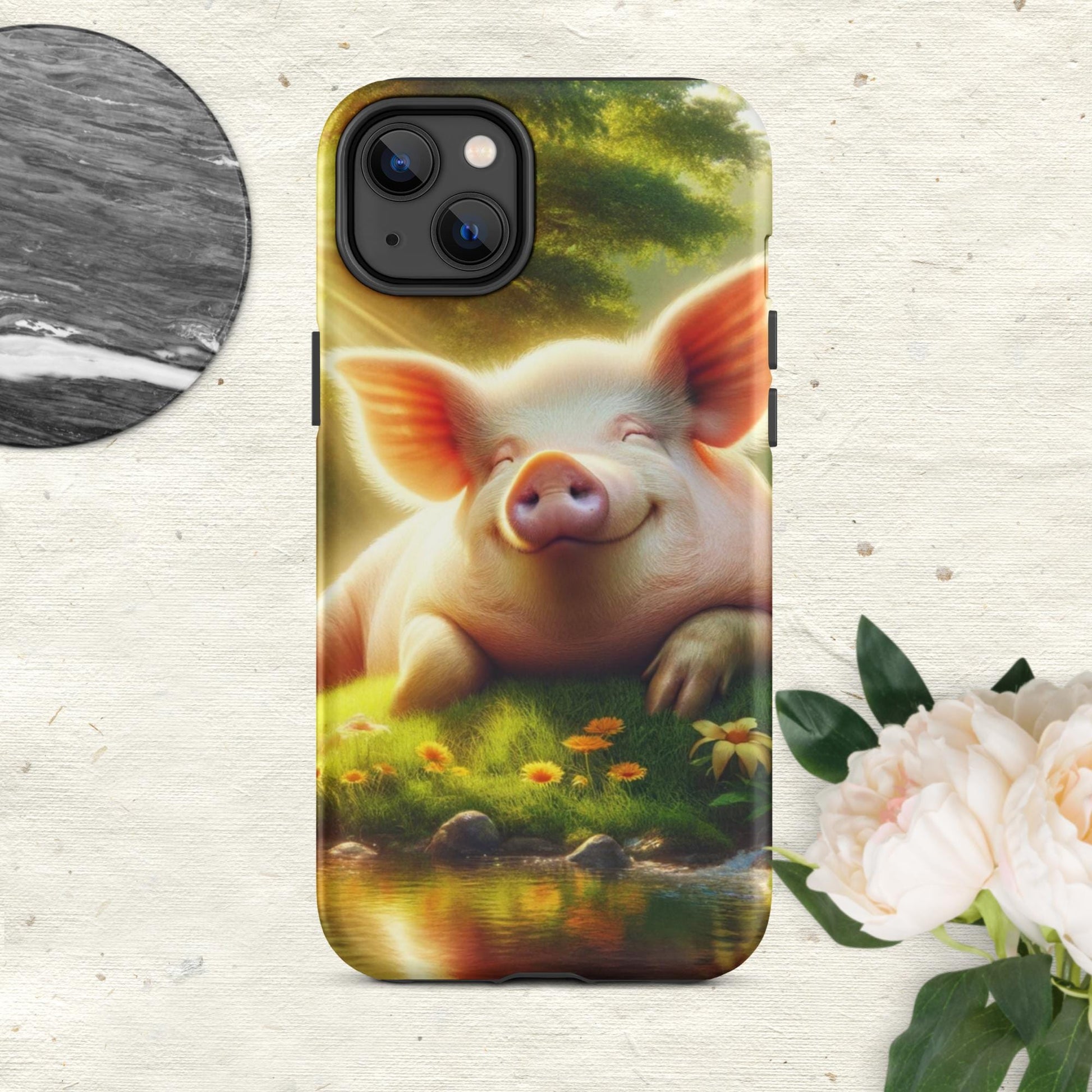 The Hologram Hook Up Matte / iPhone 14 Plus Pig Tough Case for iPhone®