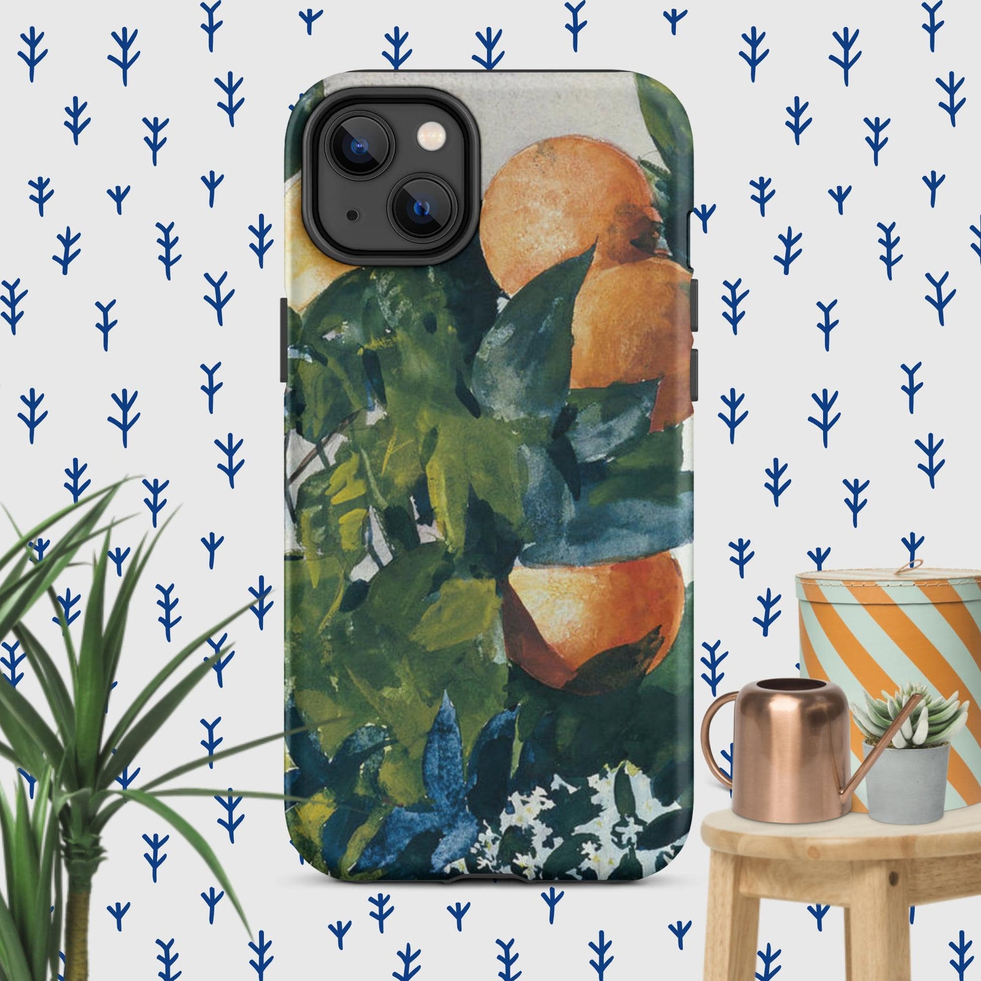 The Hologram Hook Up Matte / iPhone 14 Plus Winslow's Oranges Tough Case for iPhone®