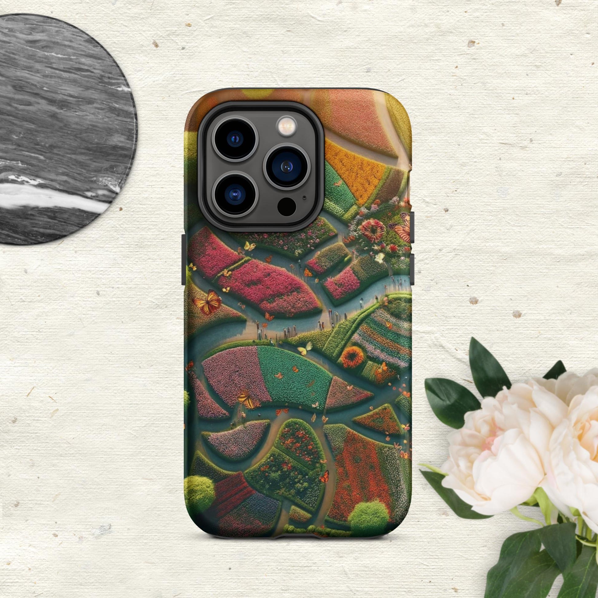 The Hologram Hook Up Matte / iPhone 14 Pro Butterfly Landia Tough Case for iPhone®