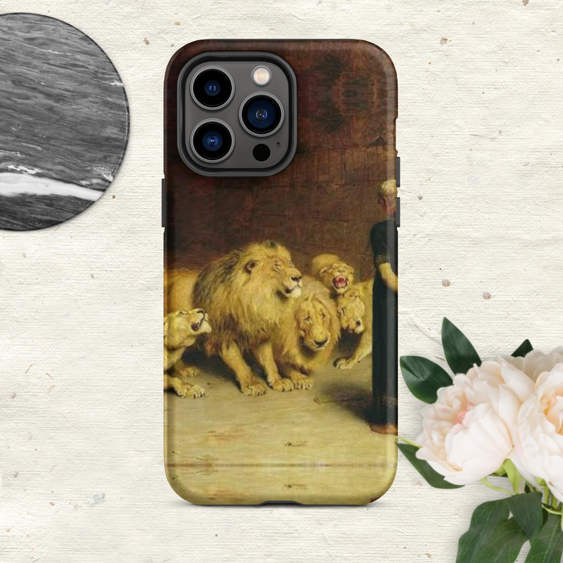 The Hologram Hook Up Matte / iPhone 14 Pro Max Briton's Lions Tough Case for iPhone®