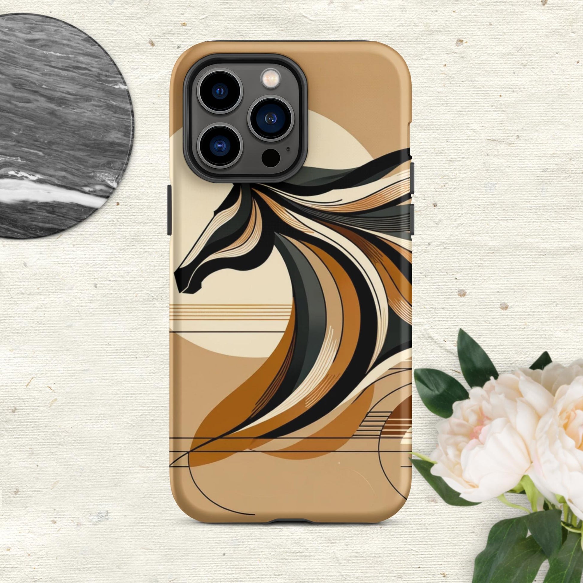 The Hologram Hook Up Matte / iPhone 14 Pro Max Horse Icon Tough Case for iPhone®
