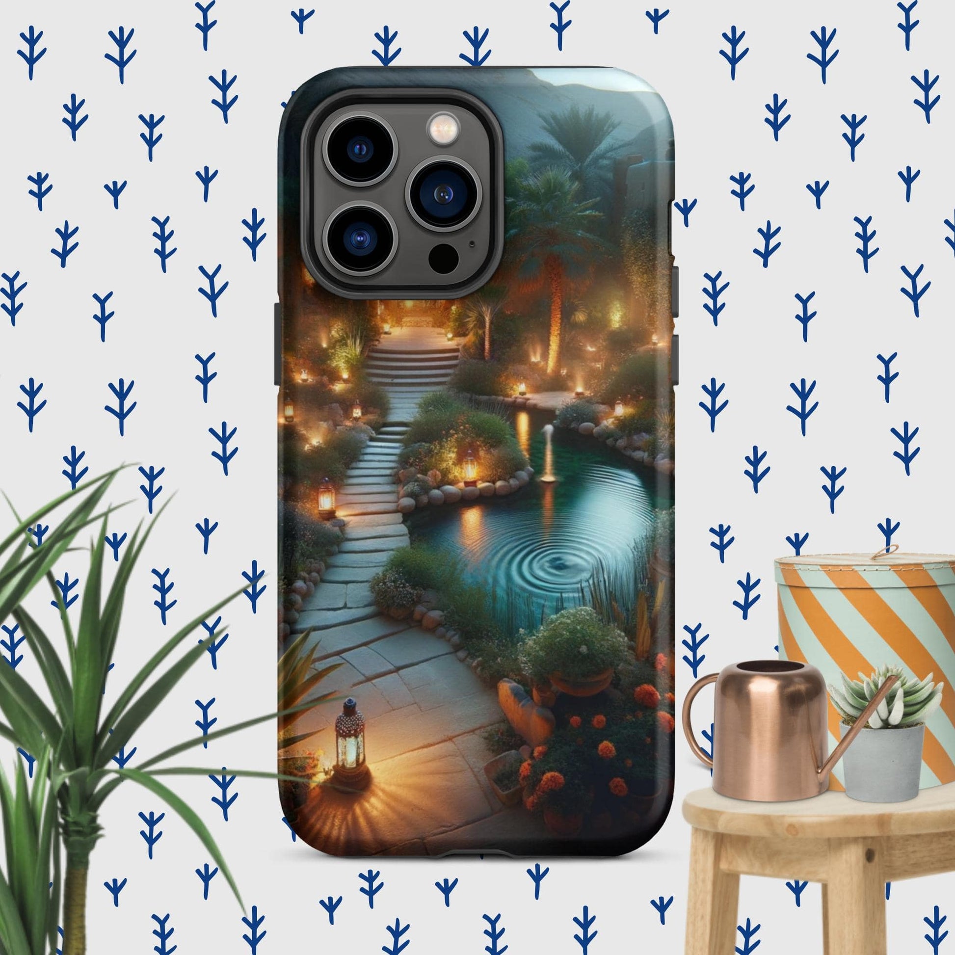 The Hologram Hook Up Matte / iPhone 14 Pro Max Peaceful Tranquility Tough Case for iPhone®