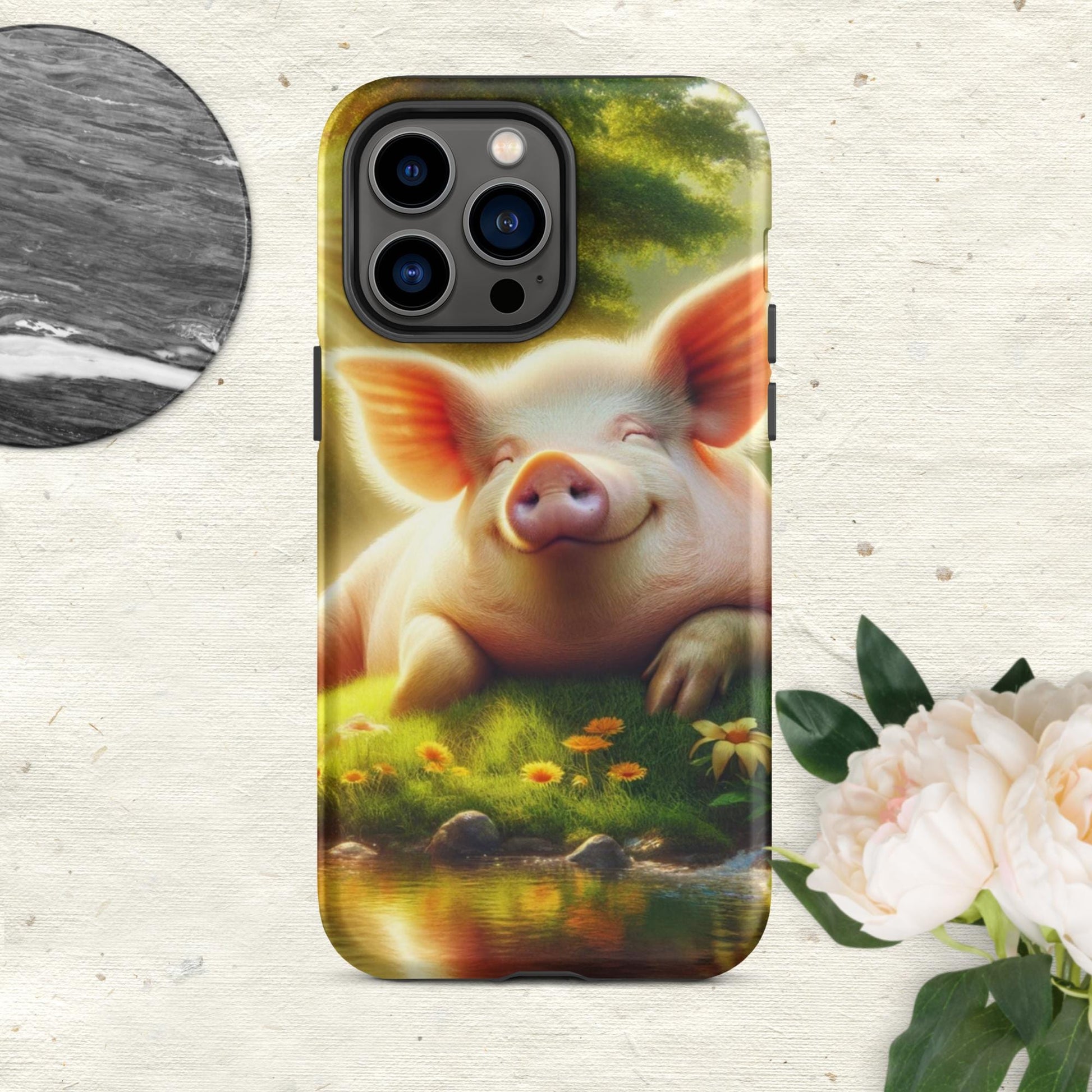 The Hologram Hook Up Matte / iPhone 14 Pro Max Pig Tough Case for iPhone®