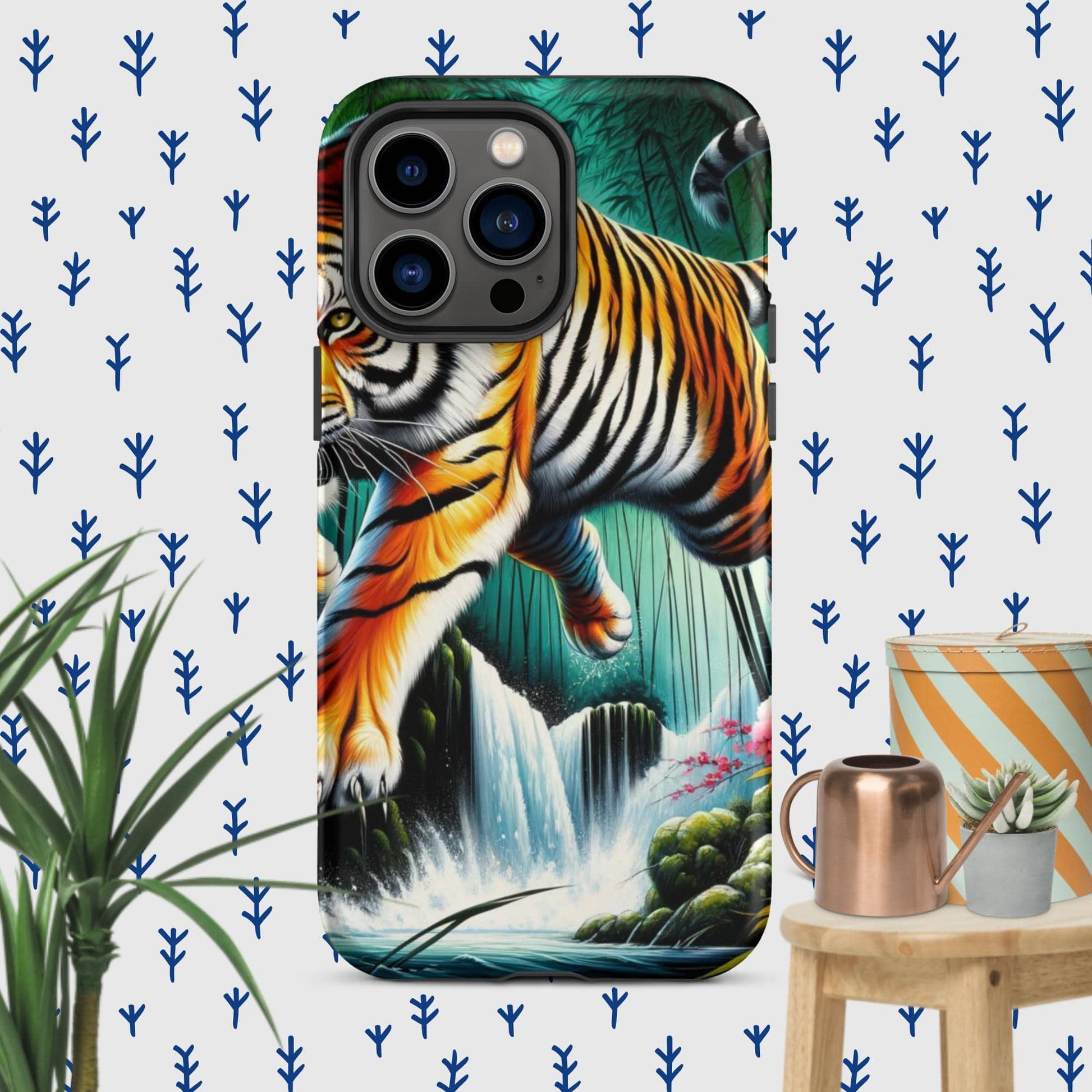 The Hologram Hook Up Matte / iPhone 14 Pro Max Tiger Tough Case for iPhone®