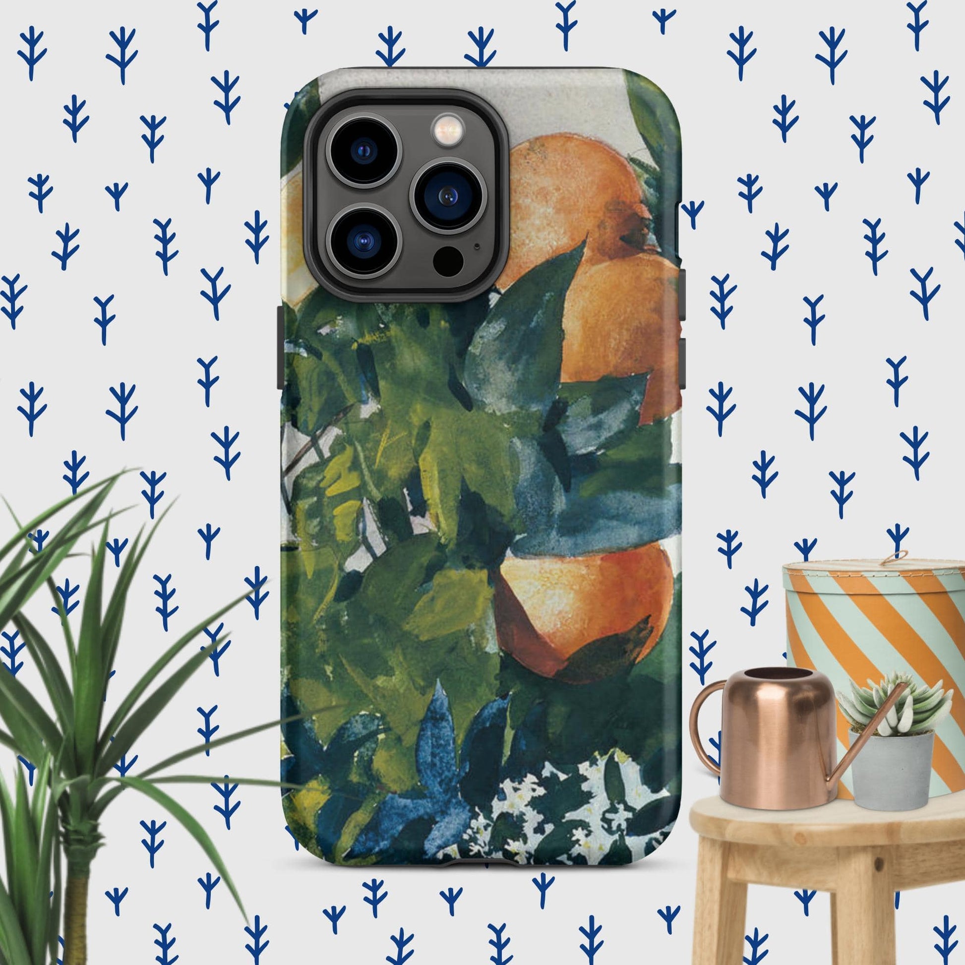 The Hologram Hook Up Matte / iPhone 14 Pro Max Winslow's Oranges Tough Case for iPhone®