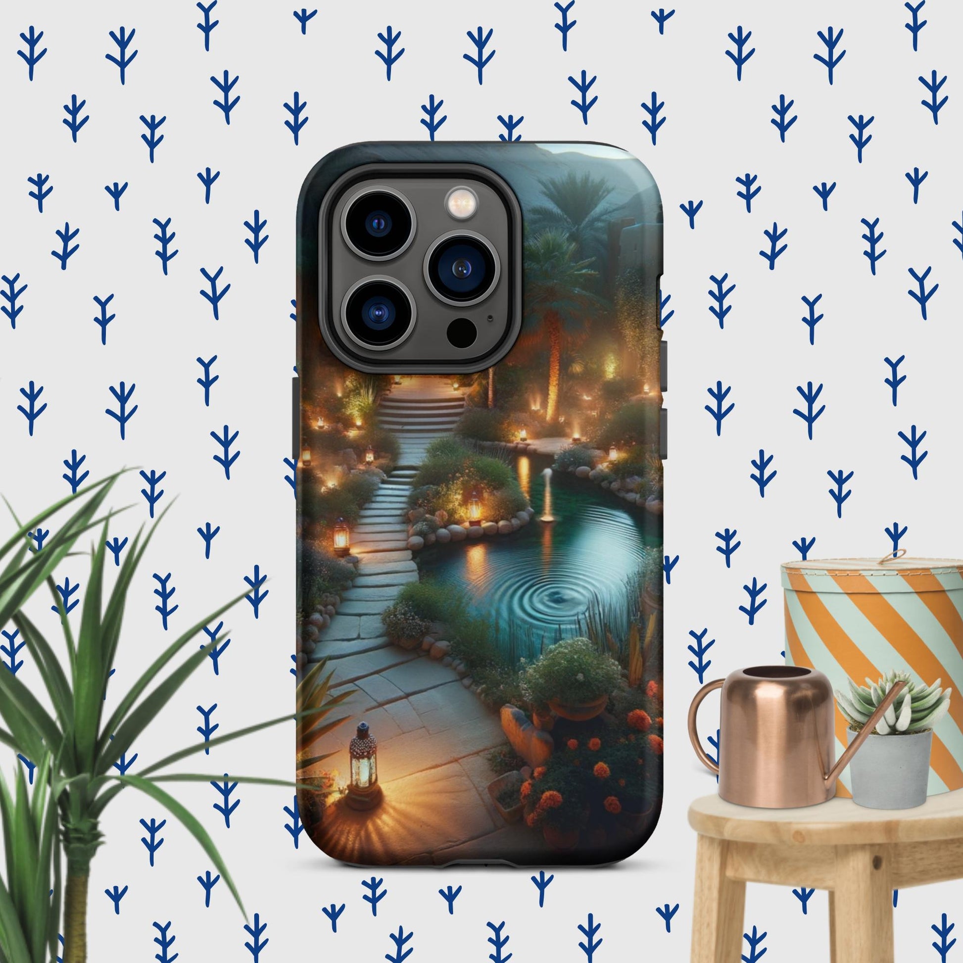 The Hologram Hook Up Matte / iPhone 14 Pro Peaceful Tranquility Tough Case for iPhone®