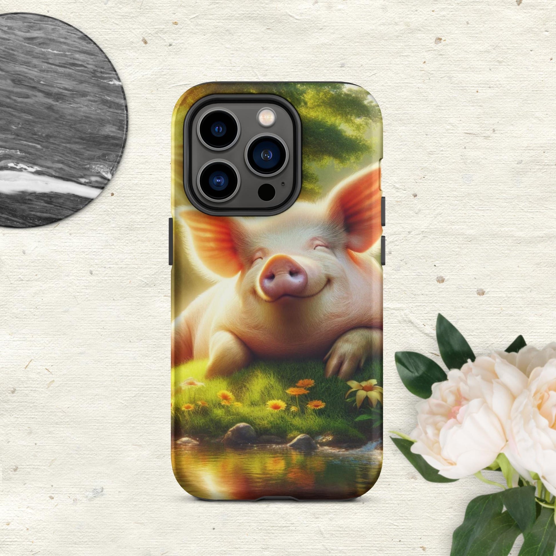The Hologram Hook Up Matte / iPhone 14 Pro Pig Tough Case for iPhone®