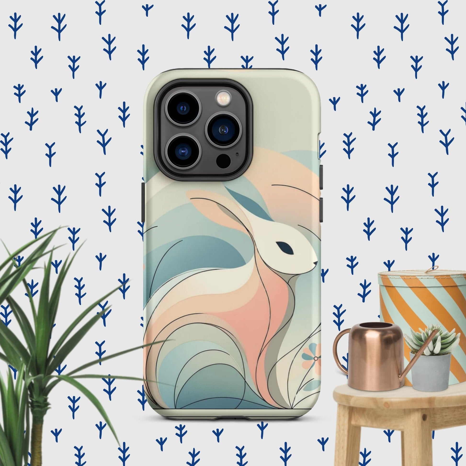 The Hologram Hook Up Matte / iPhone 14 Pro Rabbit Icon Tough Case for iPhone®