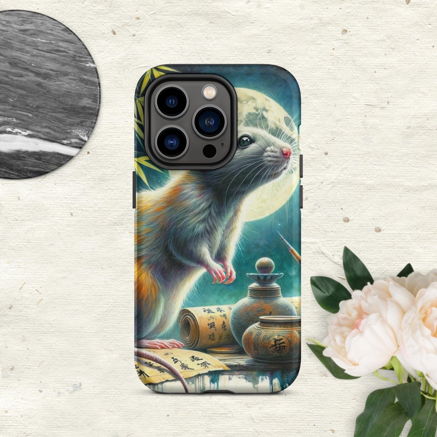 The Hologram Hook Up Matte / iPhone 14 Pro Rat Tough Case for iPhone®
