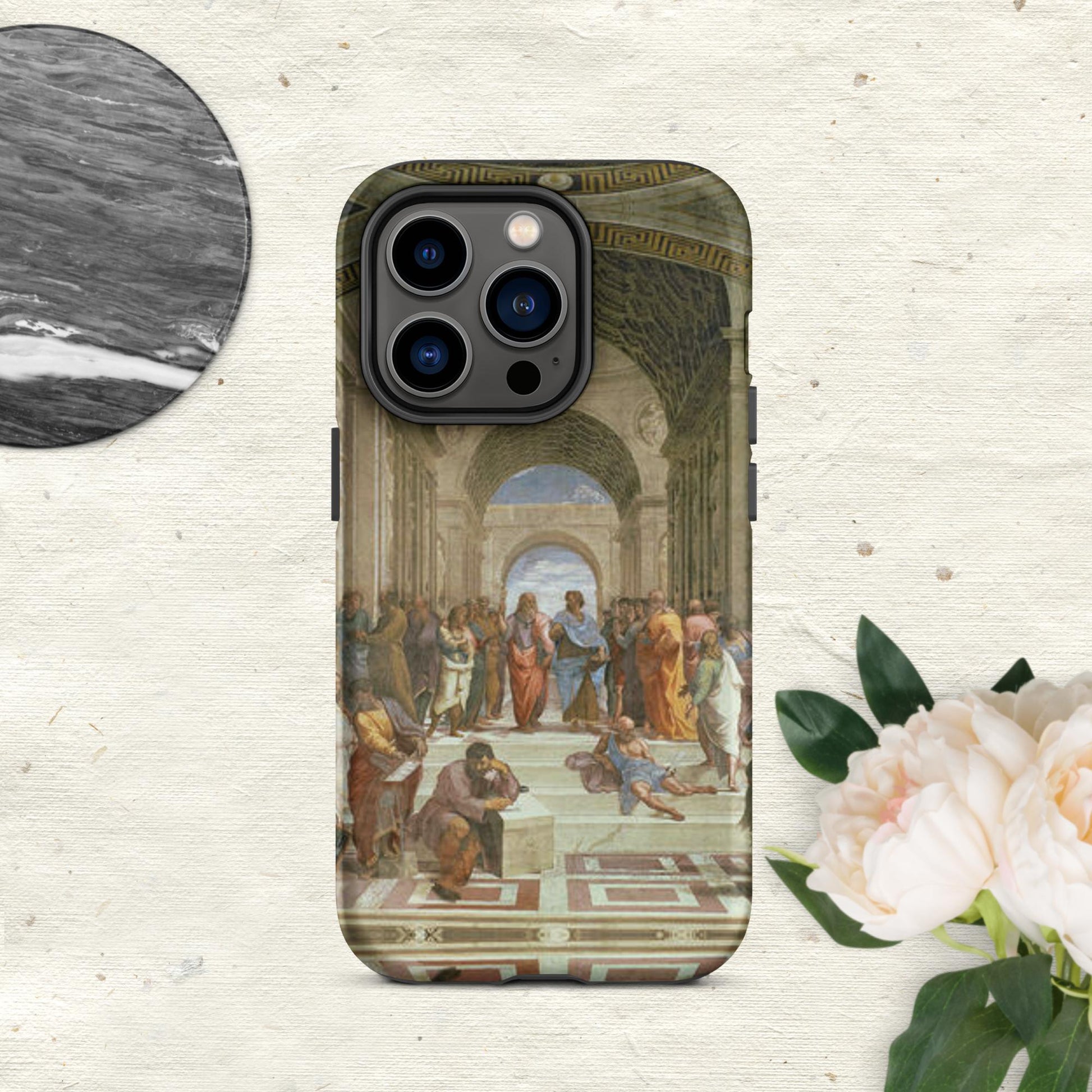 The Hologram Hook Up Matte / iPhone 14 Pro Reflections of Athens Tough Case for iPhone®