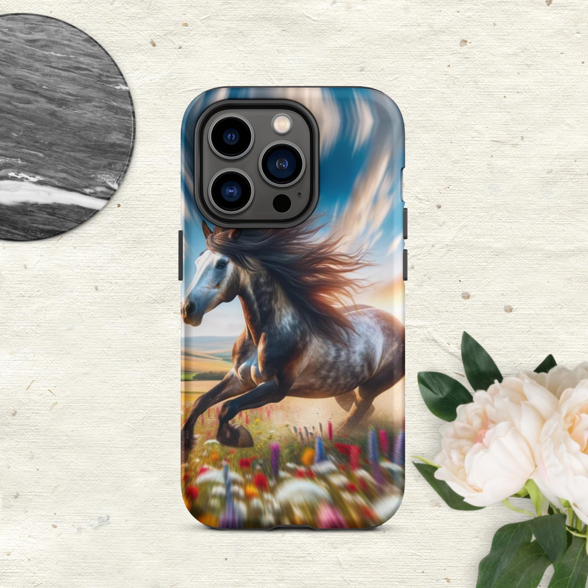 The Hologram Hook Up Matte / iPhone 14 Pro Speed Horse Tough Case for iPhone®