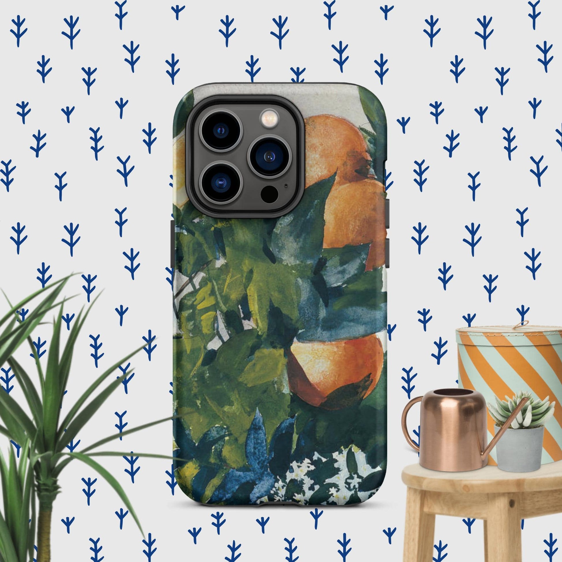 The Hologram Hook Up Matte / iPhone 14 Pro Winslow's Oranges Tough Case for iPhone®