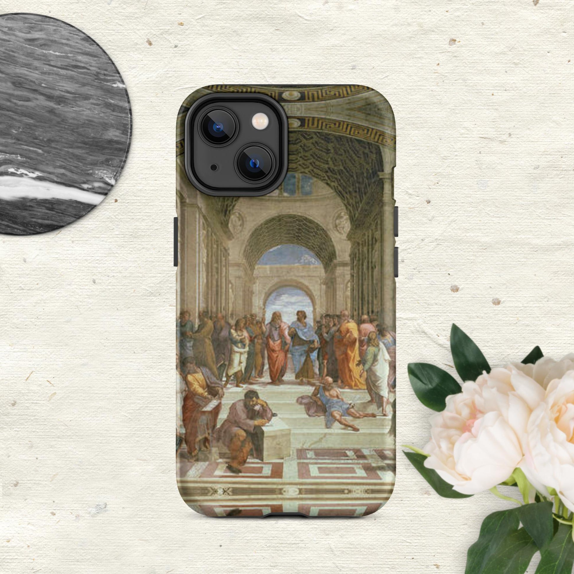 The Hologram Hook Up Matte / iPhone 14 Reflections of Athens Tough Case for iPhone®