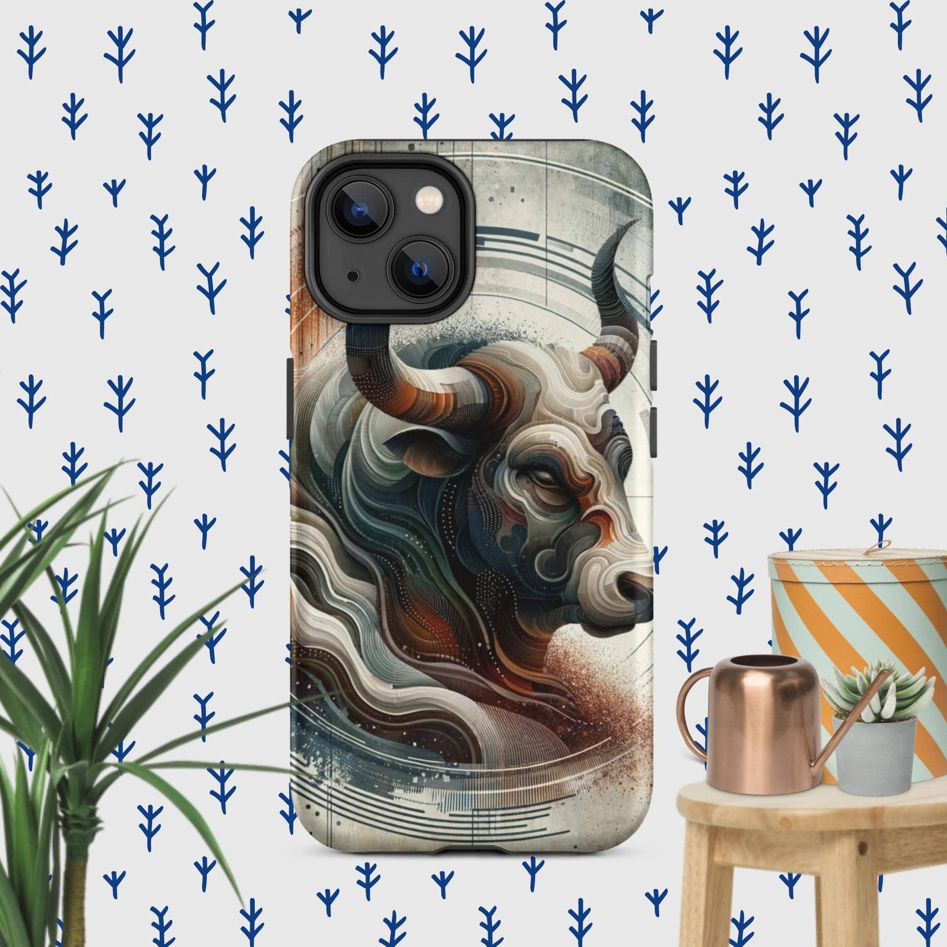The Hologram Hook Up Matte / iPhone 14 Taurus Tough Case for iPhone®