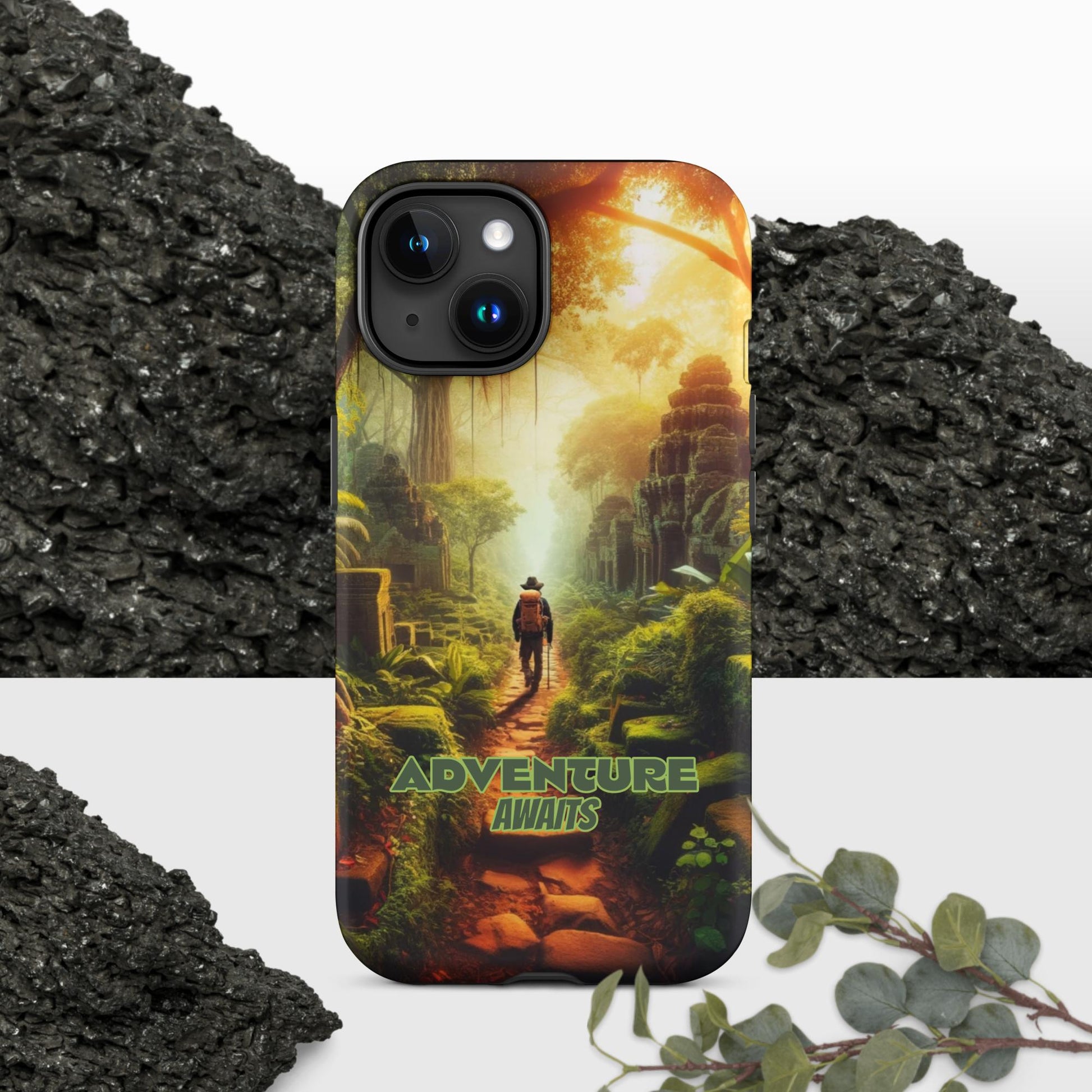Trendyguard Matte / iPhone 15 Adventure Awaits Tough Case for iPhone®