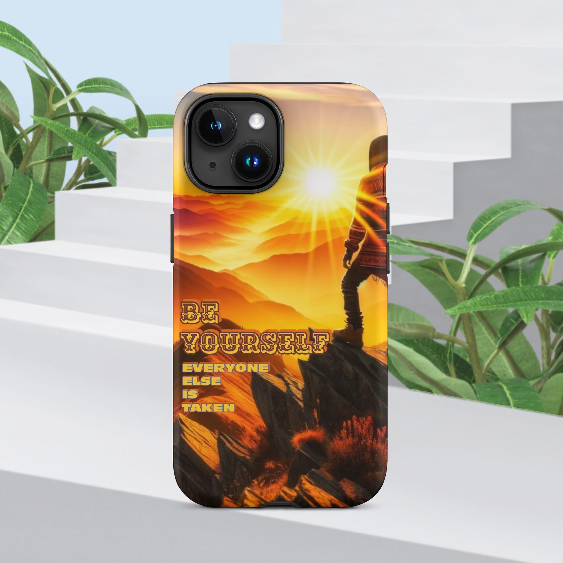 Trendyguard Matte / iPhone 15 Be Yourself Everyone Else Is Taken Tough Case for iPhone®